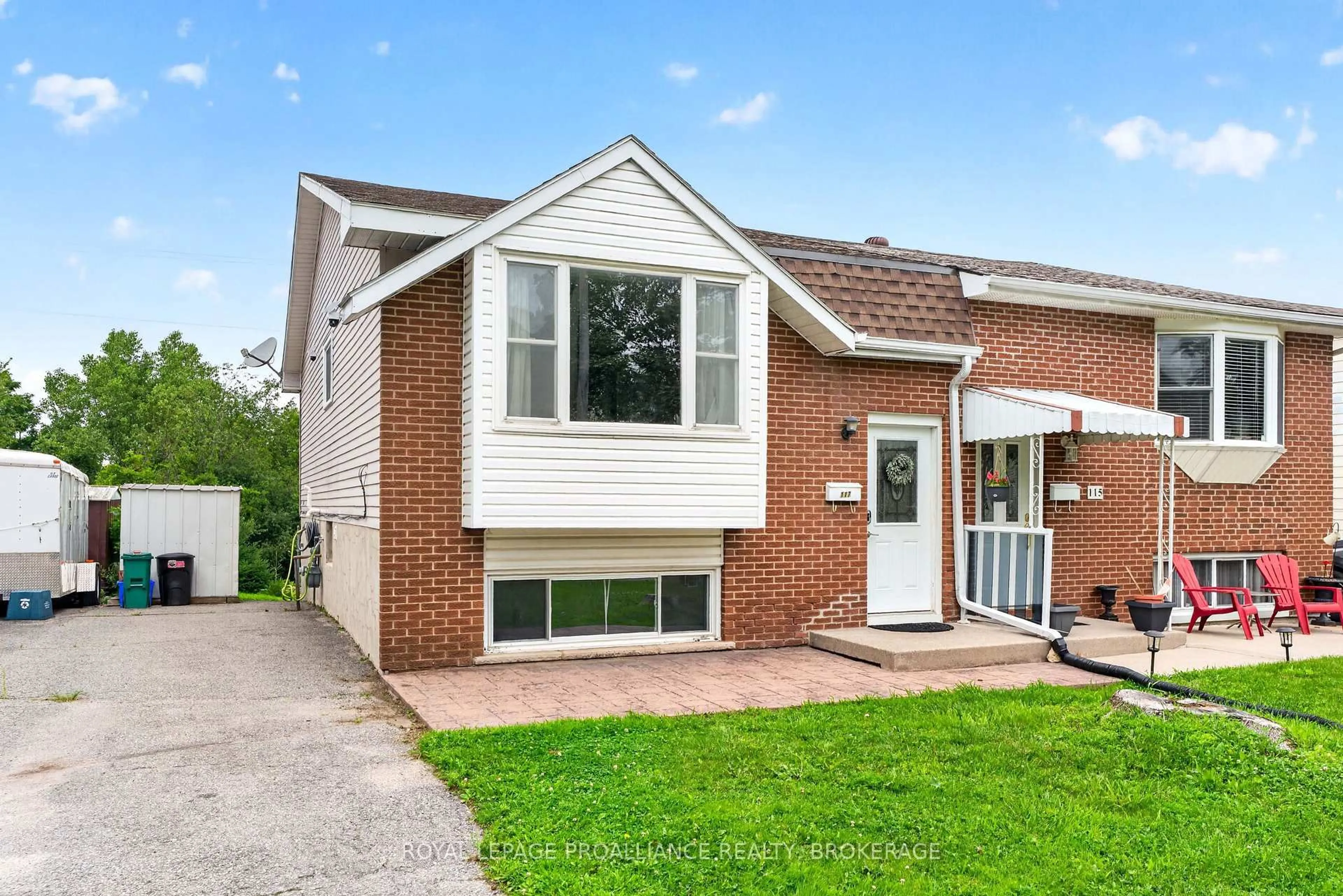 Home with brick exterior material, street for 117 Wycliffe Cres, Kingston Ontario K7K 6B3