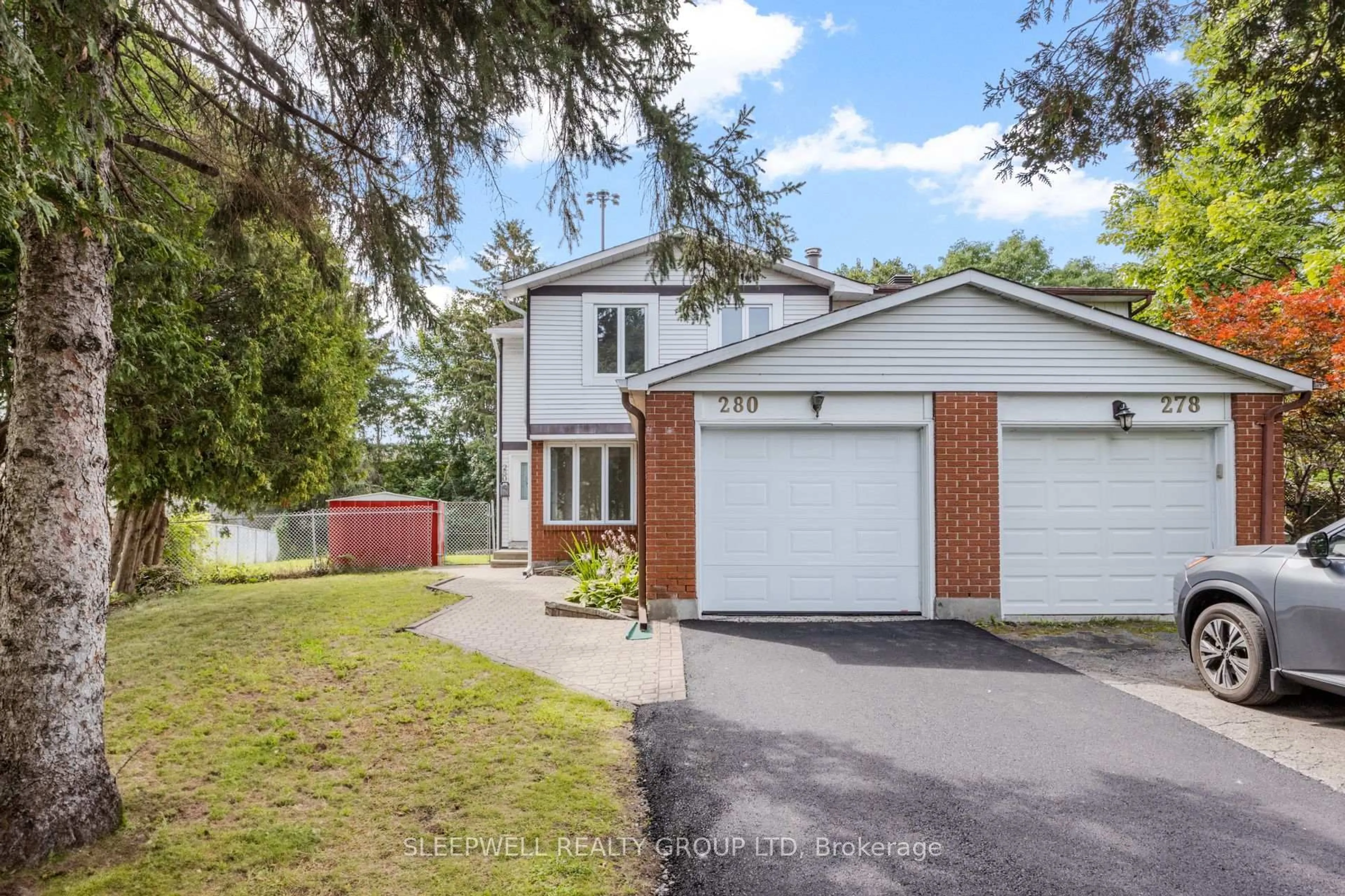 Home with brick exterior material, street for 280 Pintail Terr, Orleans Ontario K1E 2A1