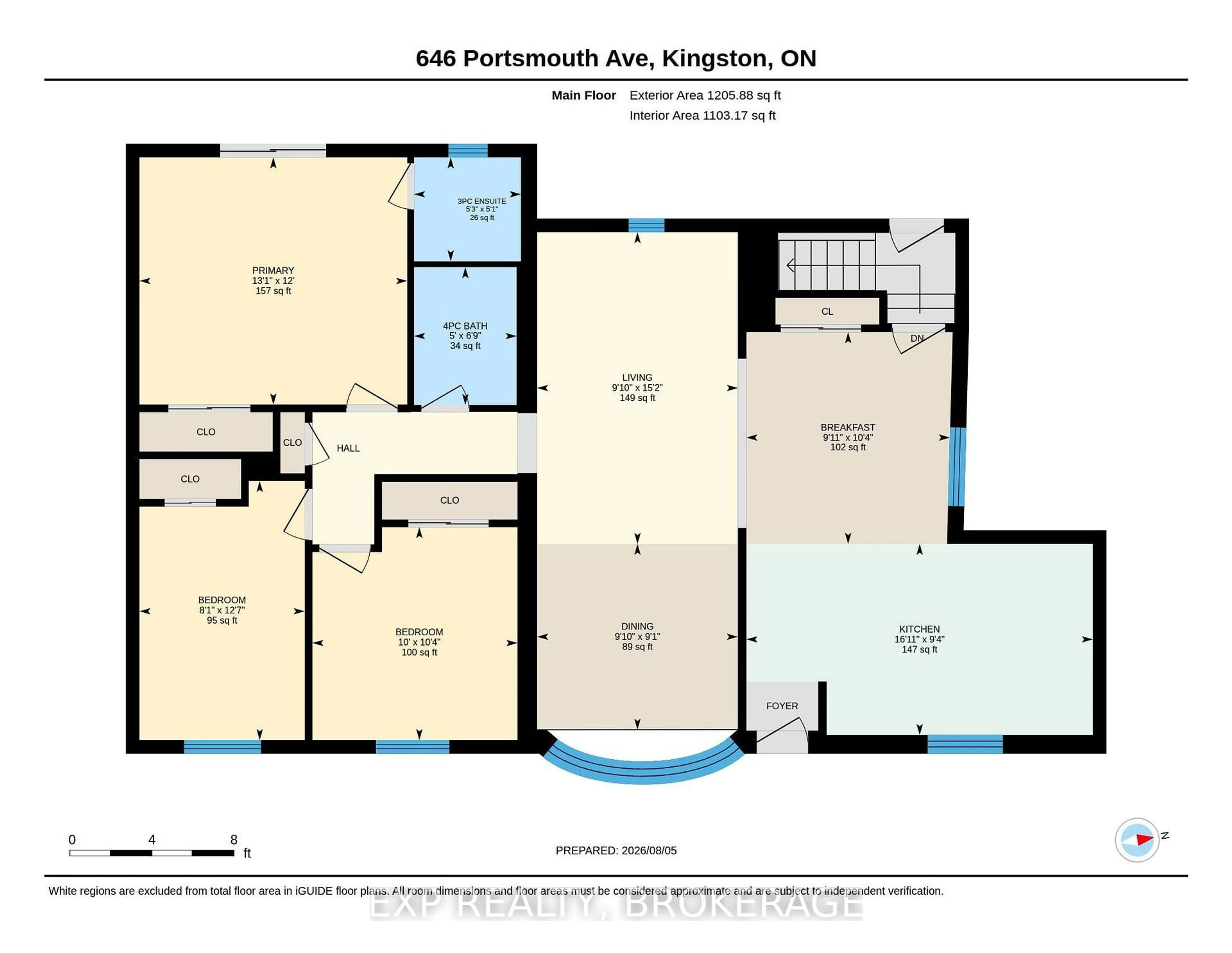 Floor plan for 646 PORTSMOUTH Ave, Kingston Ontario K7M 1W3