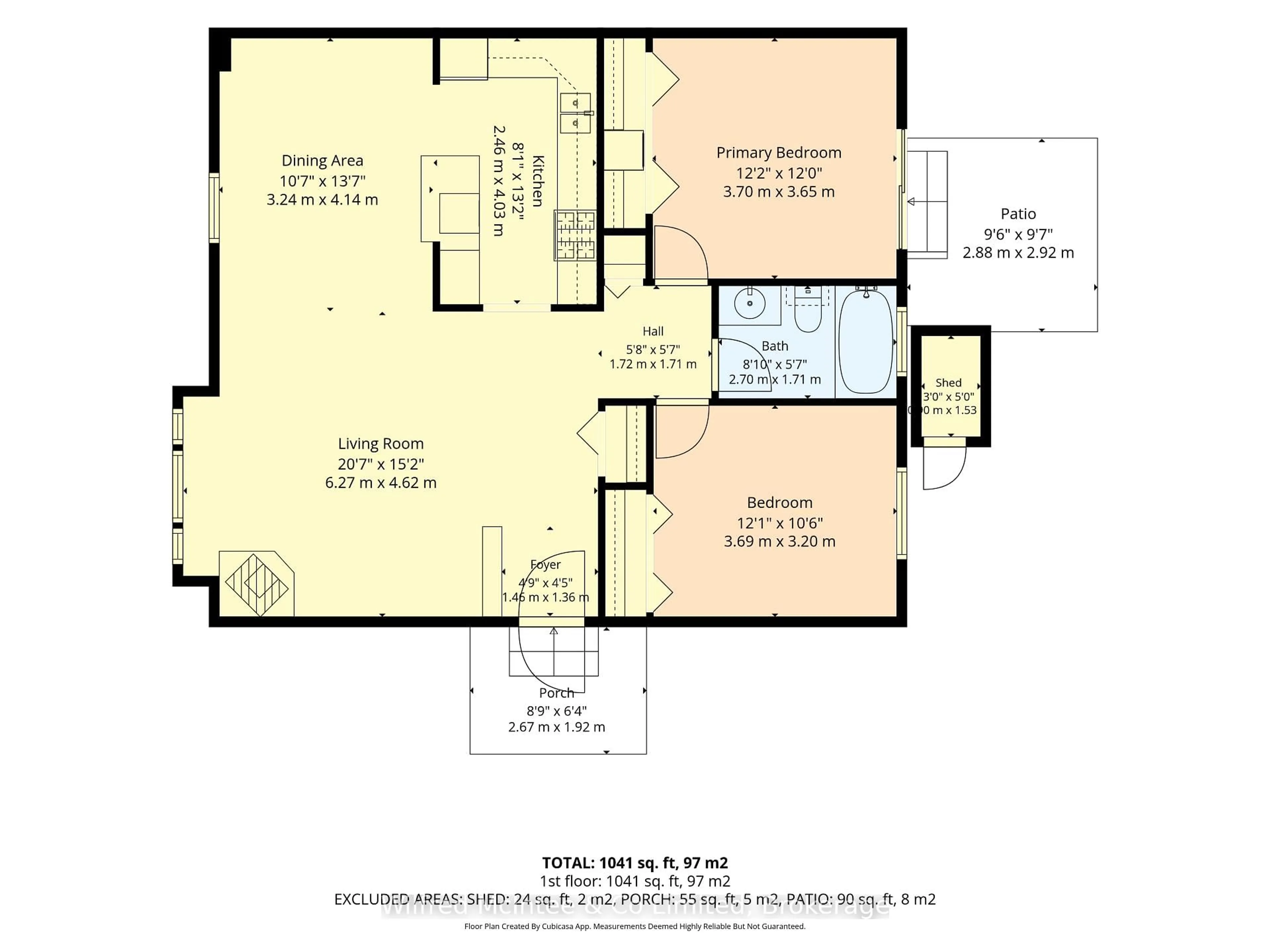 Floor plan for 303 Waterloo St #12, Saugeen Shores Ontario N0H 2C1