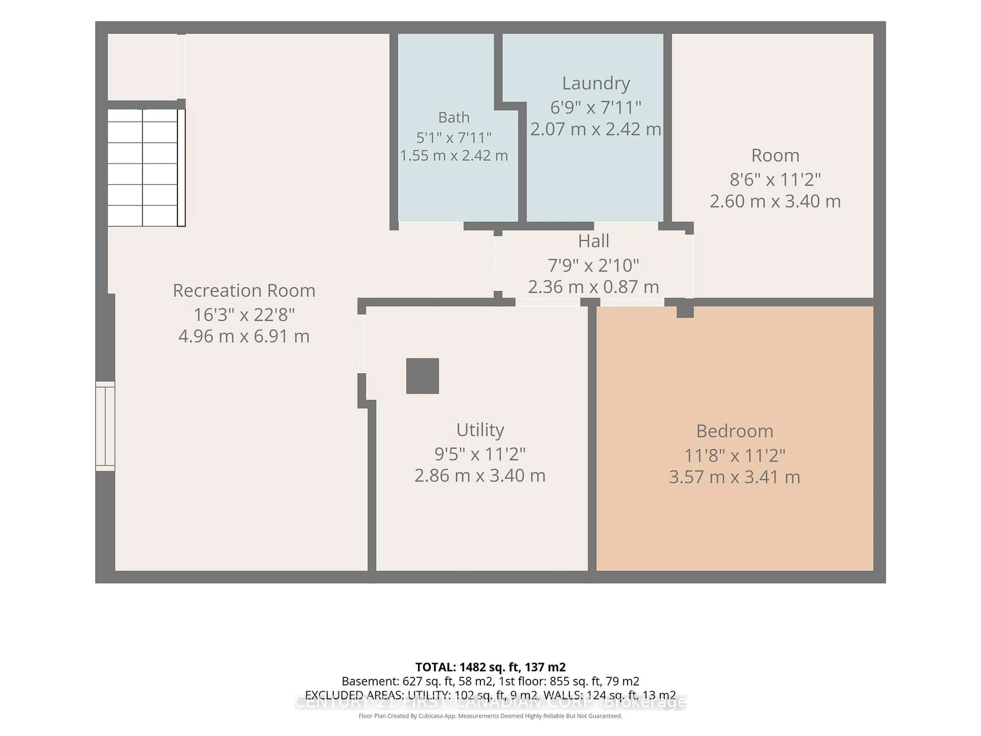 Floor plan for 54 Manitoulin Dr, London East Ontario N5W 1M4