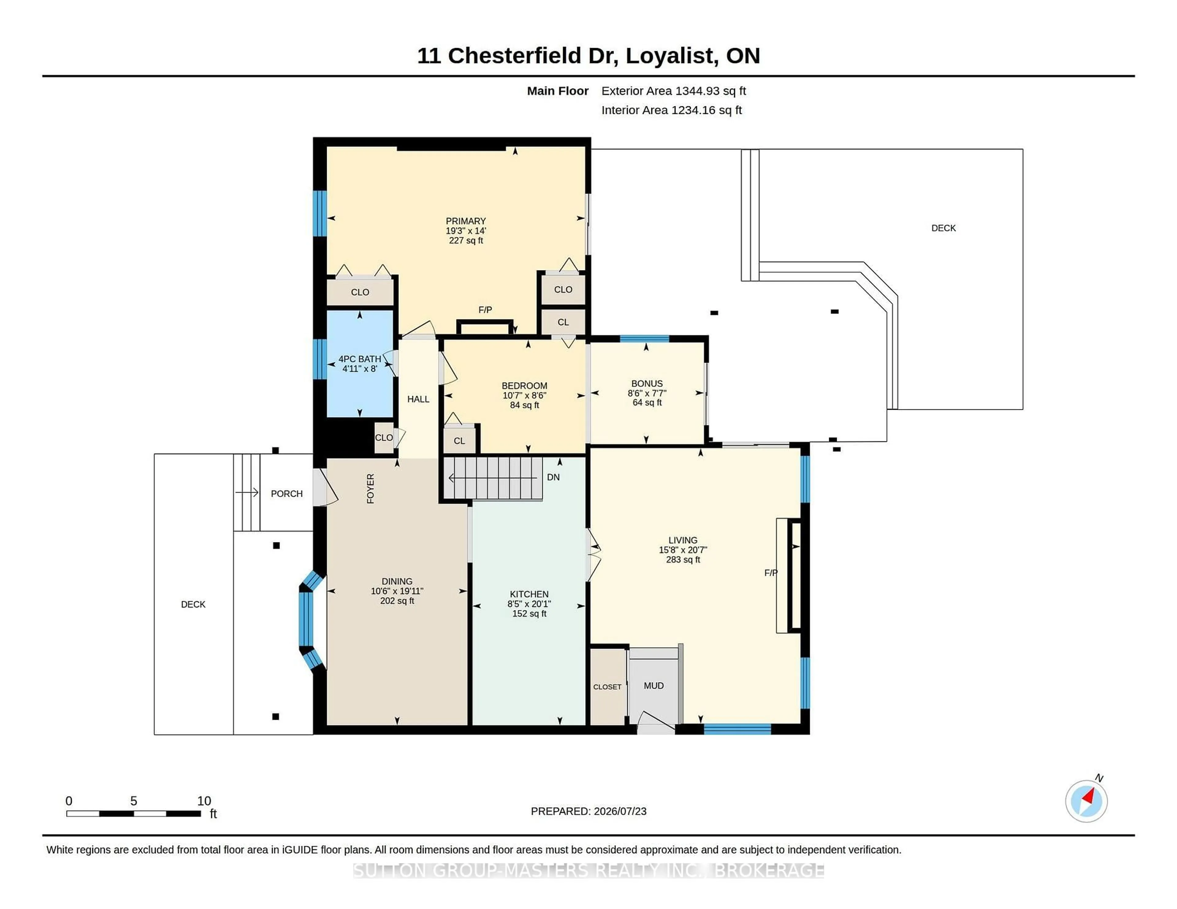 Floor plan for 11 Chesterfield Dr, Loyalist Ontario K7N 1M3