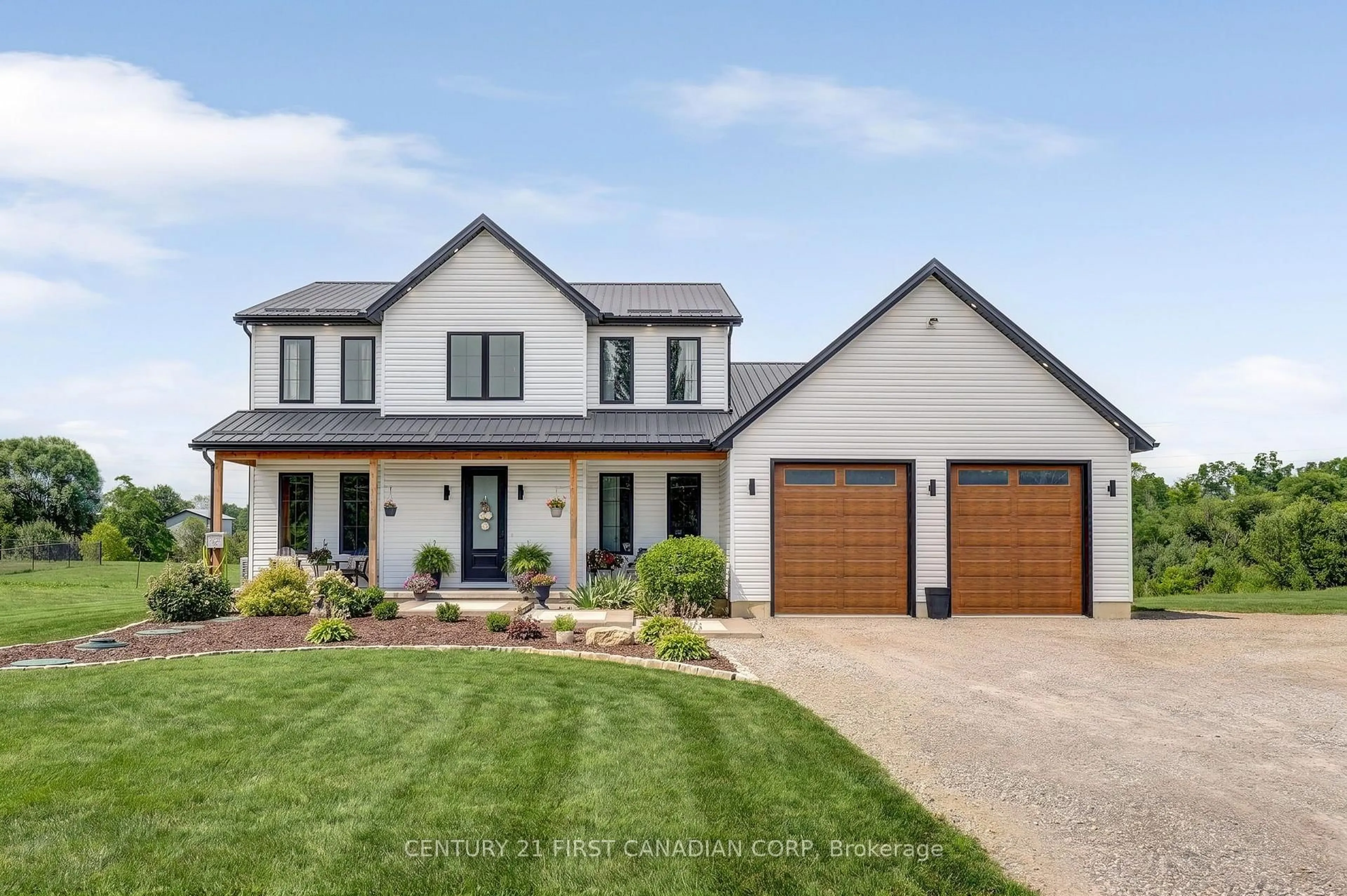 Home with brick exterior material, street for 36369 Talbot Line, Southwold Ontario N0L 2E0