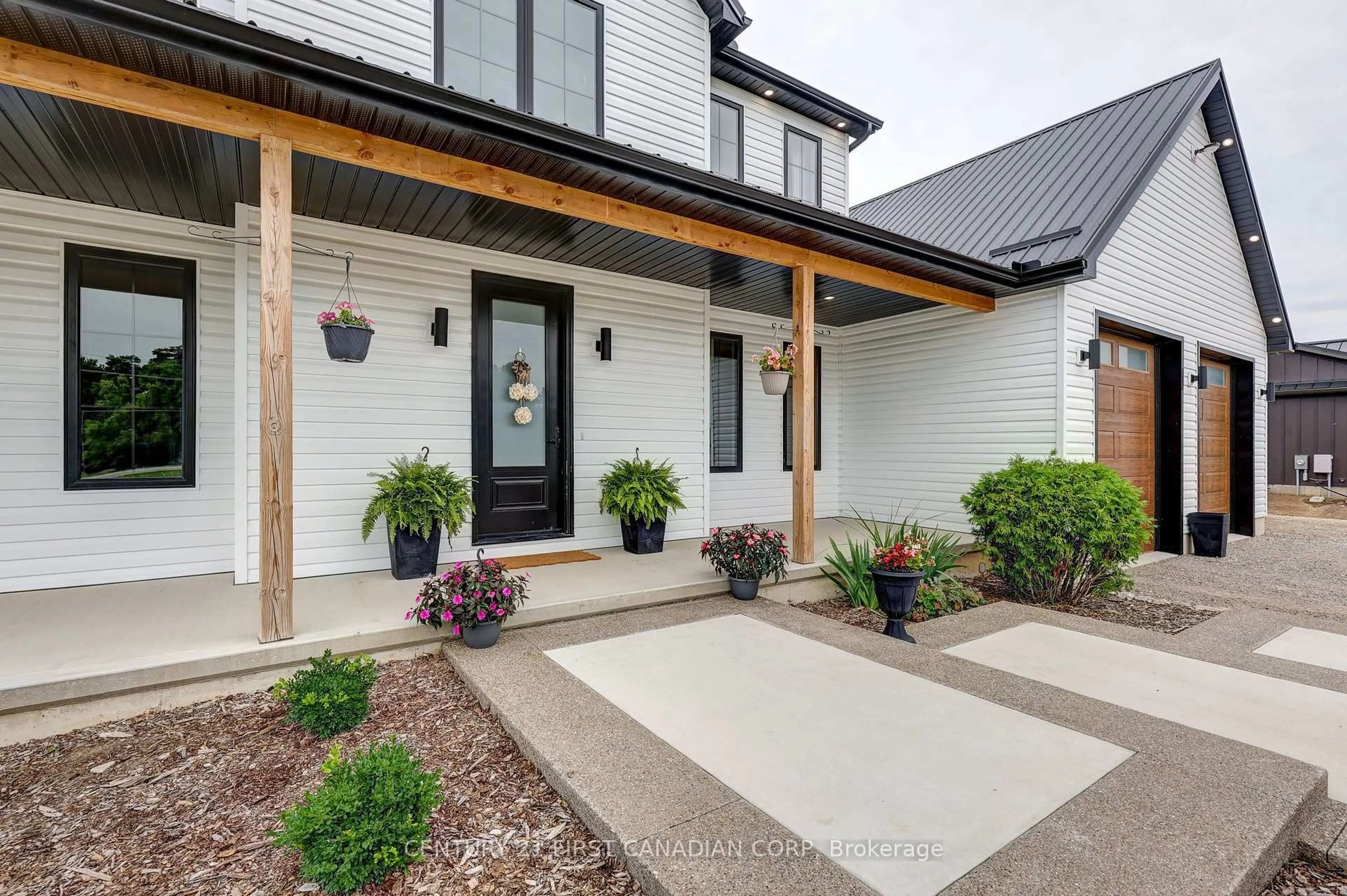 Home with brick exterior material, street for 36369 Talbot Line, Southwold Ontario N0L 2E0