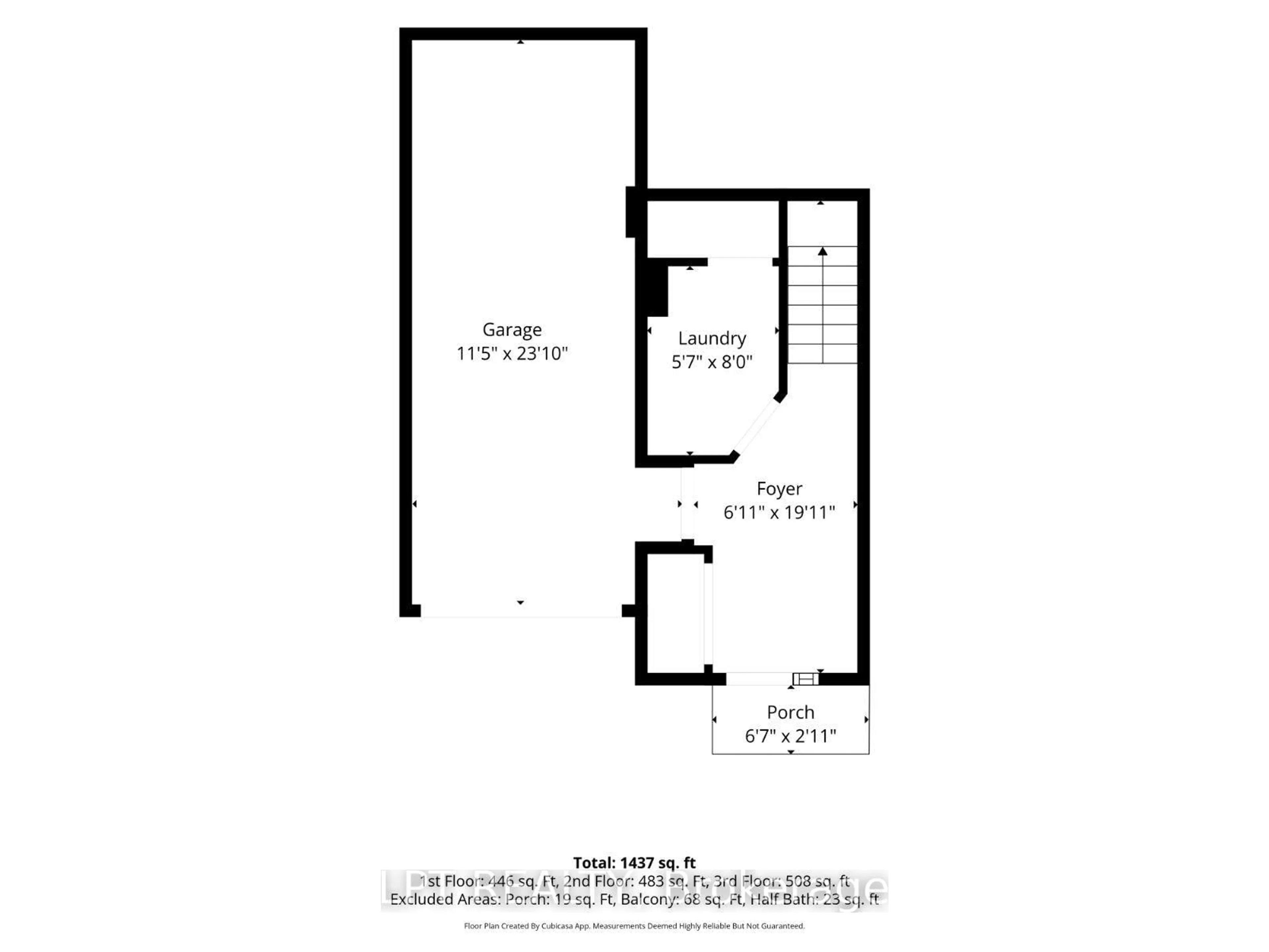 Floor plan for 108 Sweetwater Lane, Ottawa Ontario K2T 0L1