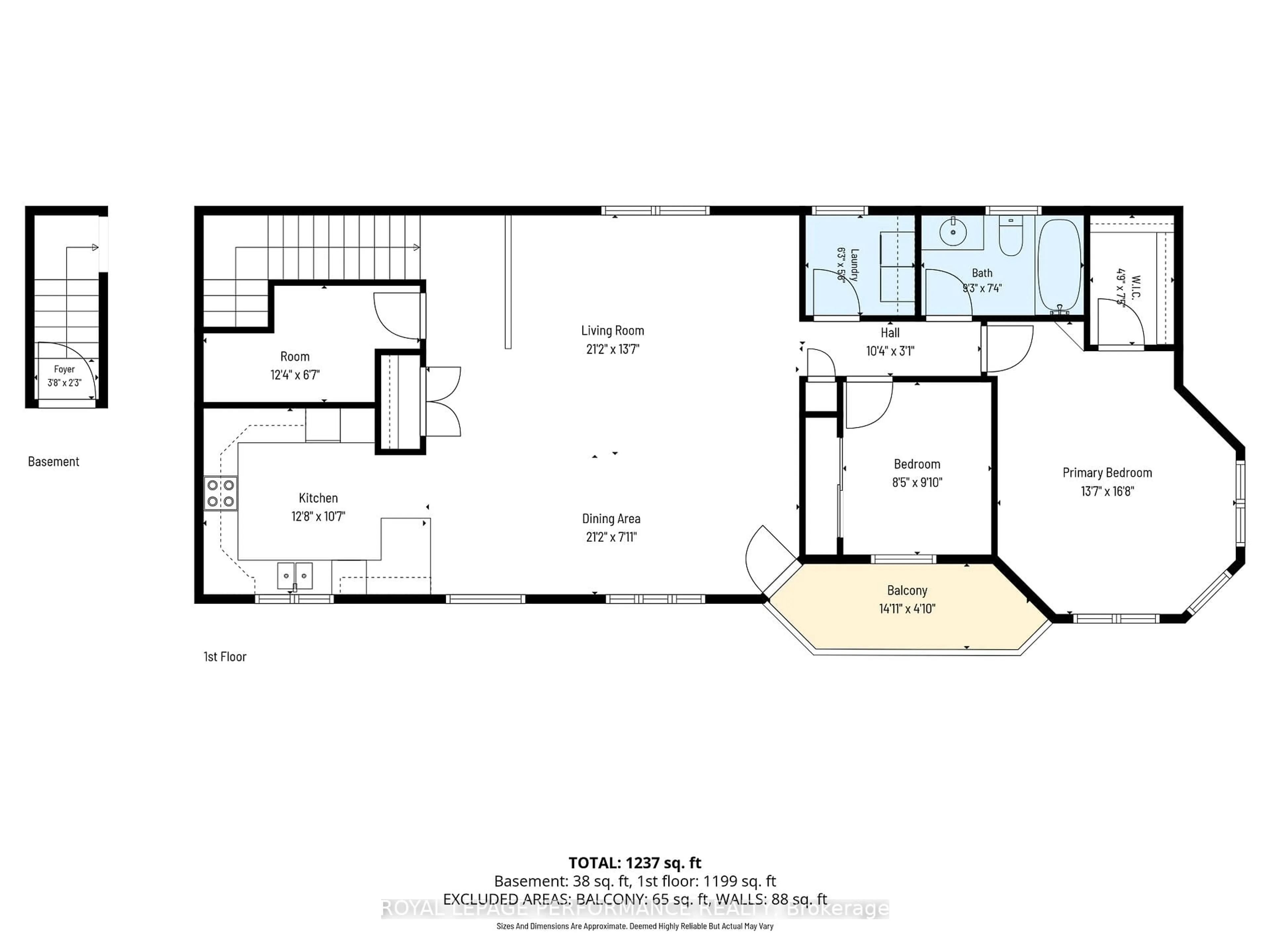 Floor plan for 46 Cambridge St #6, The Nation Ontario K0A 2M0