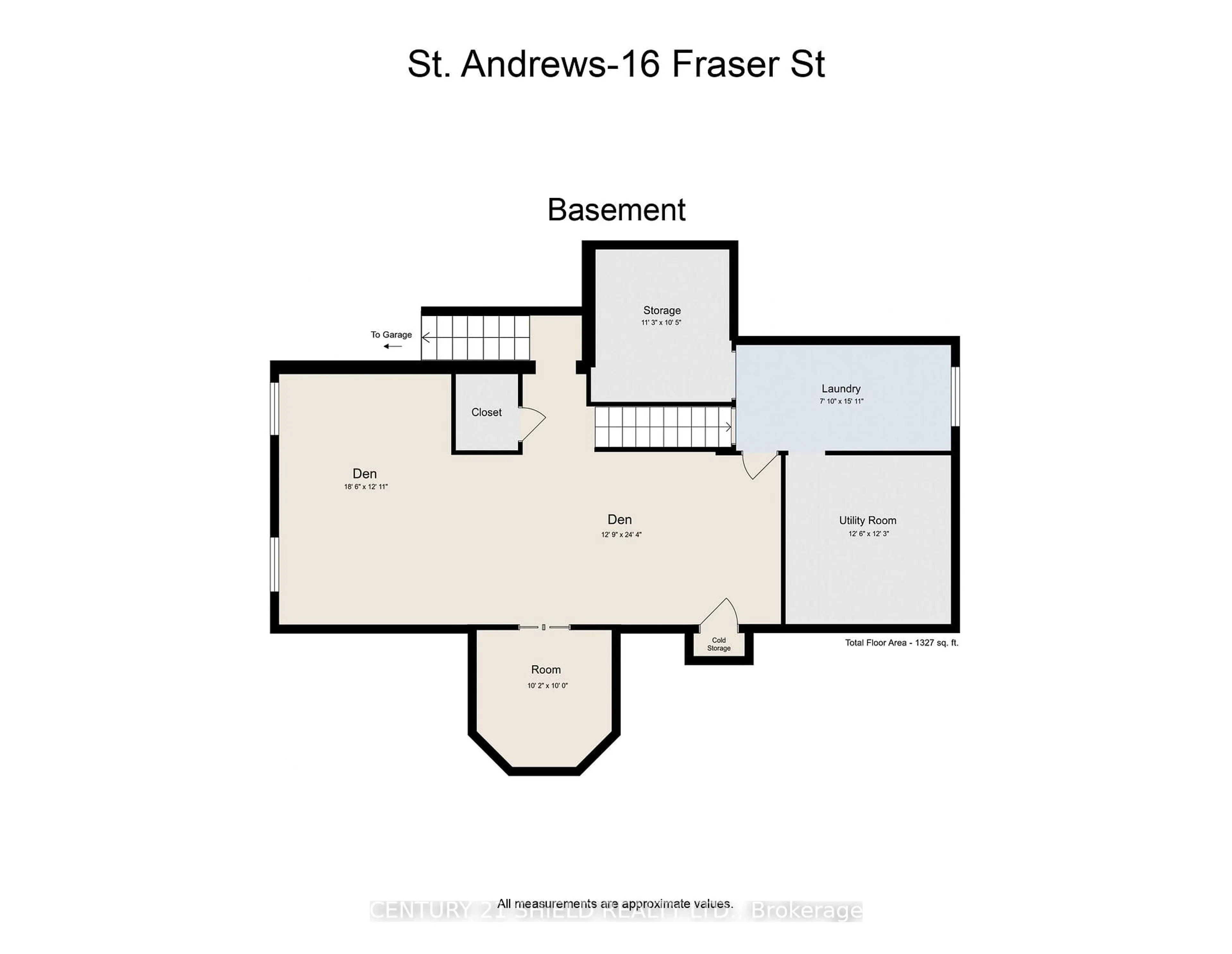 Floor plan for 16 Fraser St, South Stormont Ontario K0C 2A0