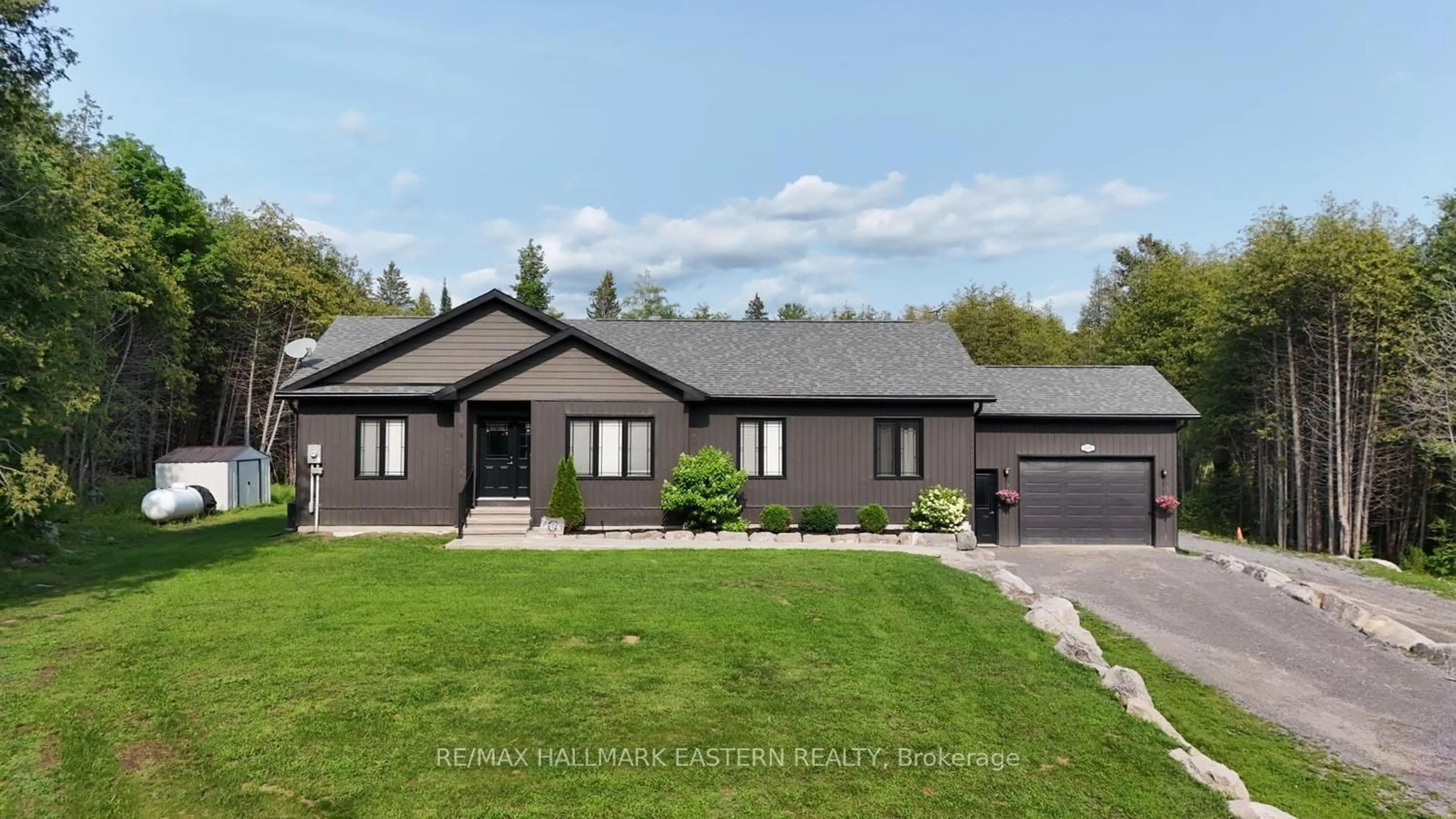 Home with vinyl exterior material, street for 639 8th Line, Douro-Dummer Ontario K0L 2V0