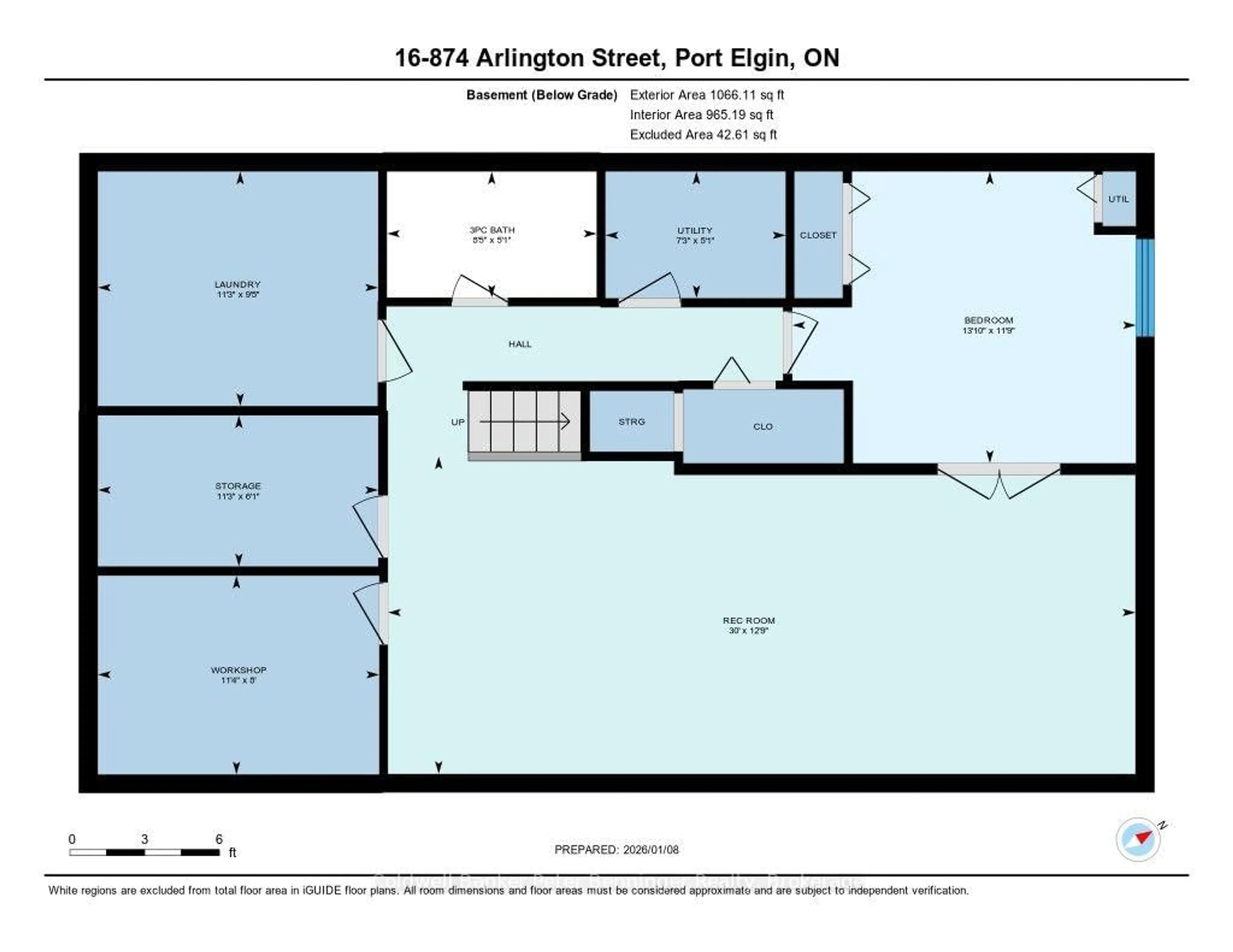 Floor plan for 874 Arlington St #16, Saugeen Shores Ontario N0H 2C4