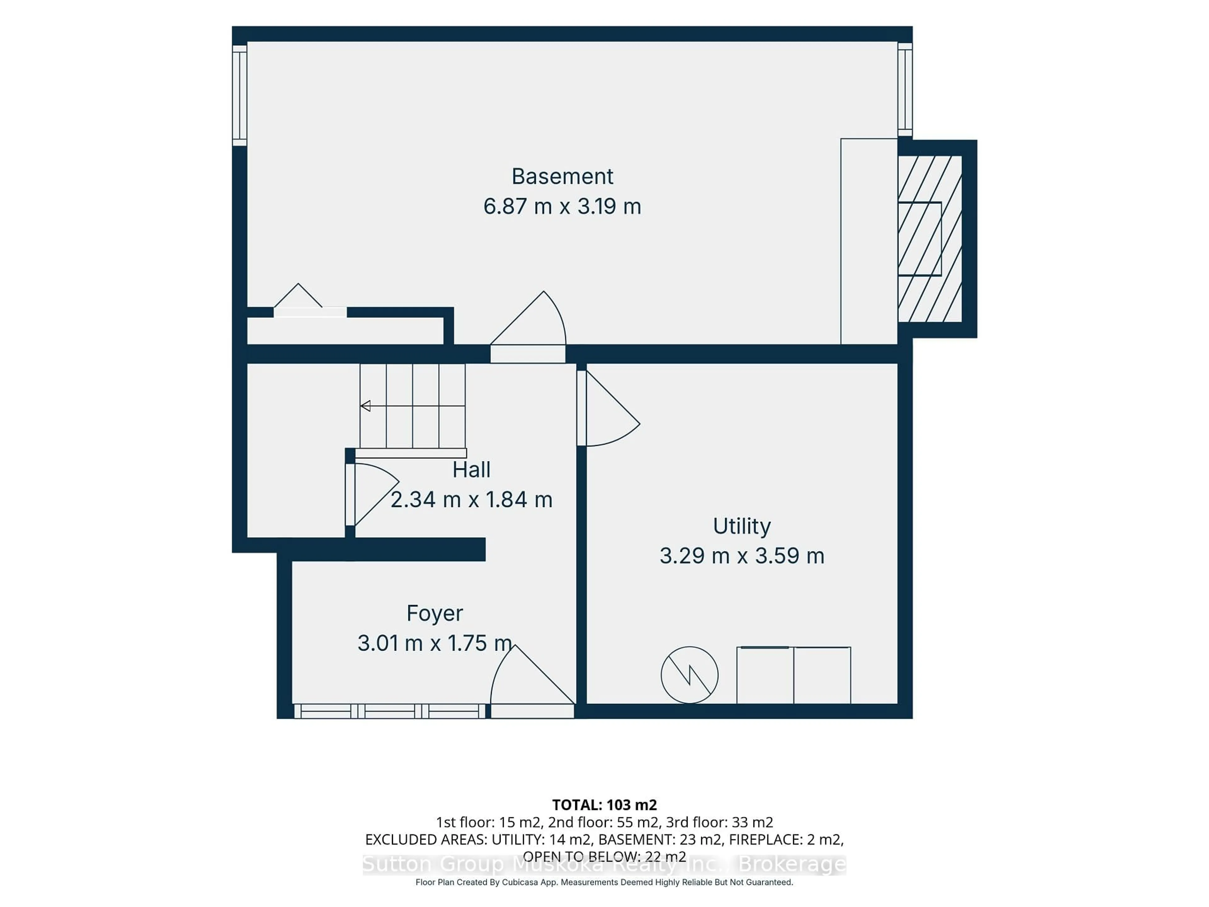 Floor plan for 213 Woodland Dr, Huntsville Ontario P1H 1A7