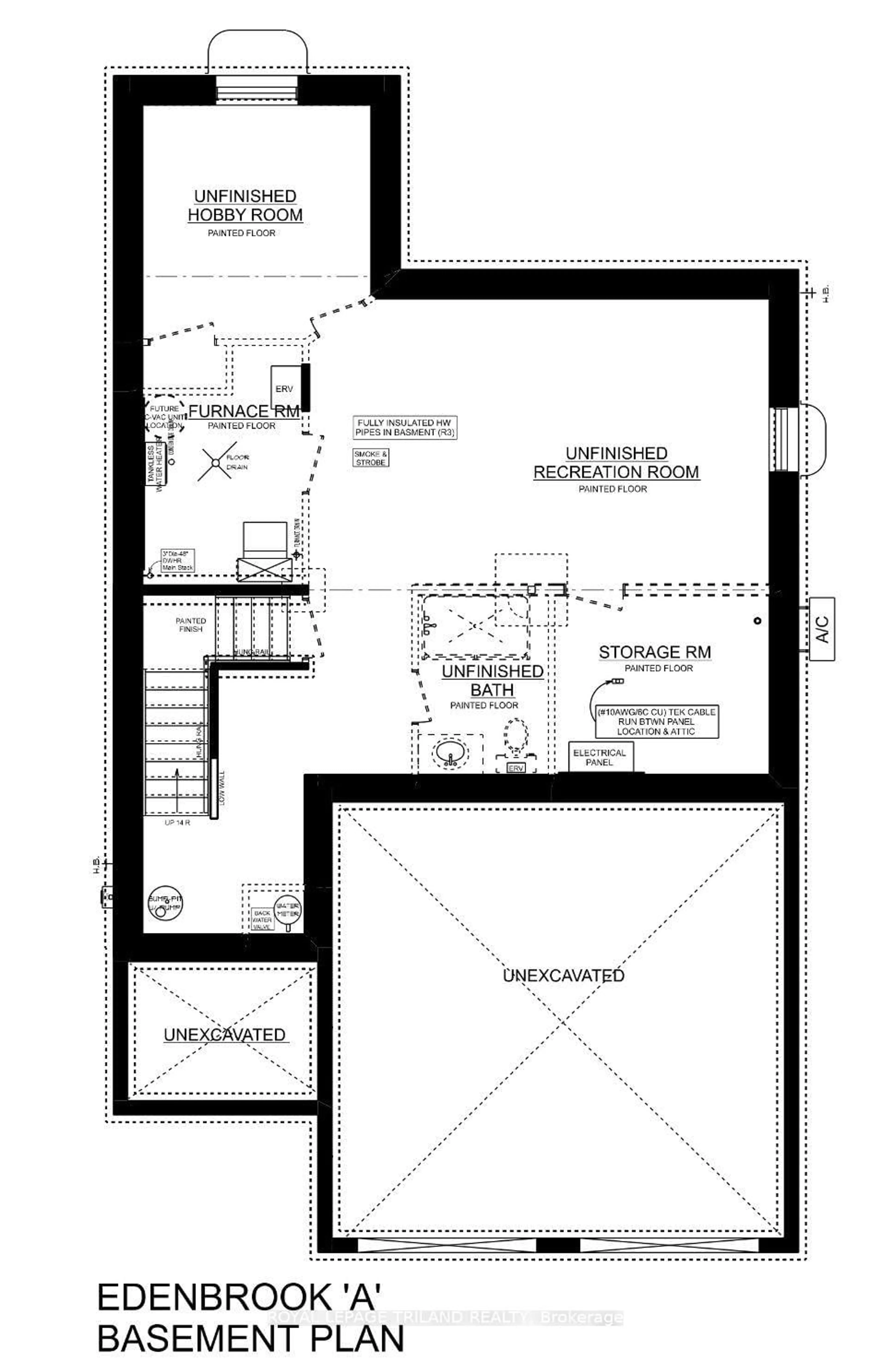 Floor plan for 34 Harrow Lane, St. Thomas Ontario N5R 0P3