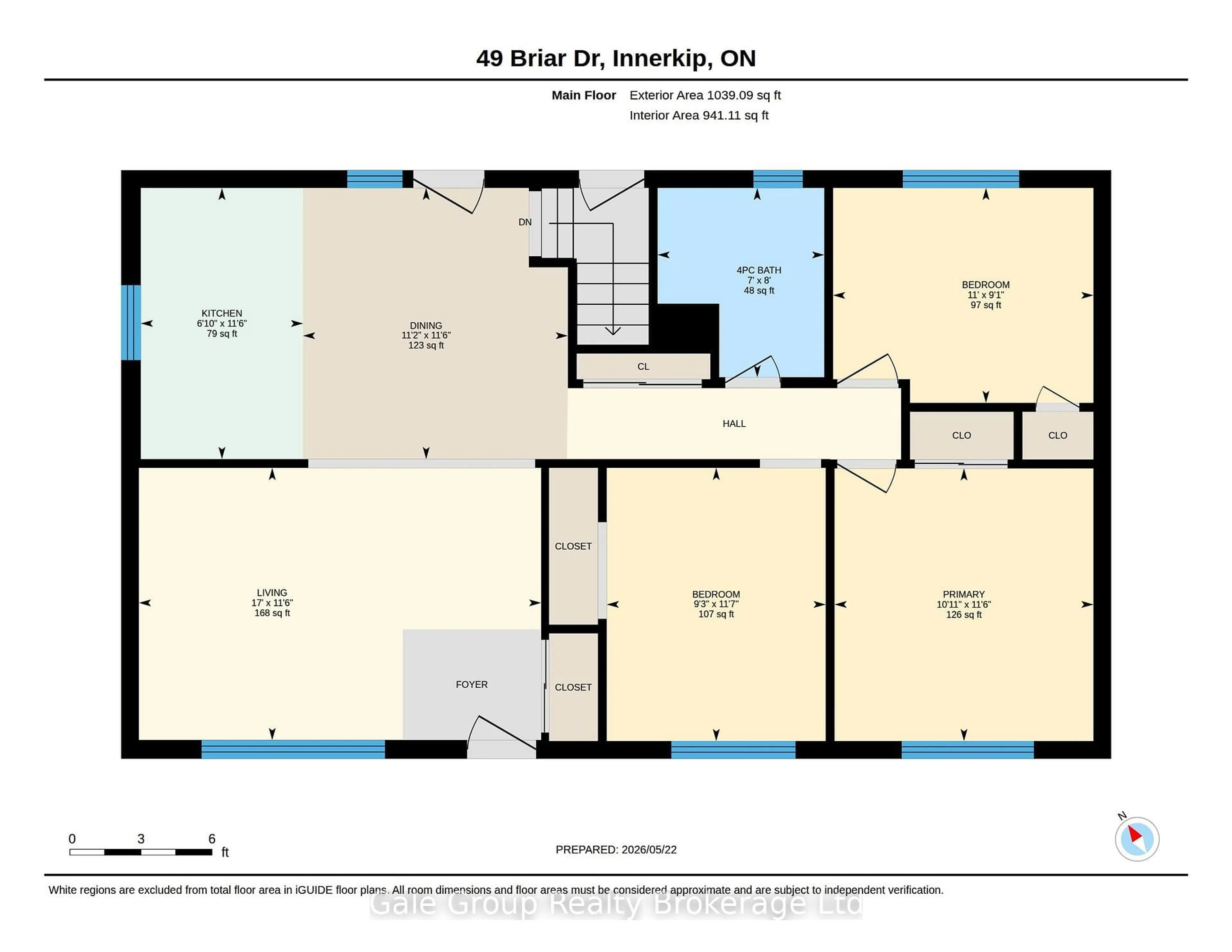 Floor plan for 49 Briar Dr, East Zorra-Tavistock Ontario N0J 1M0