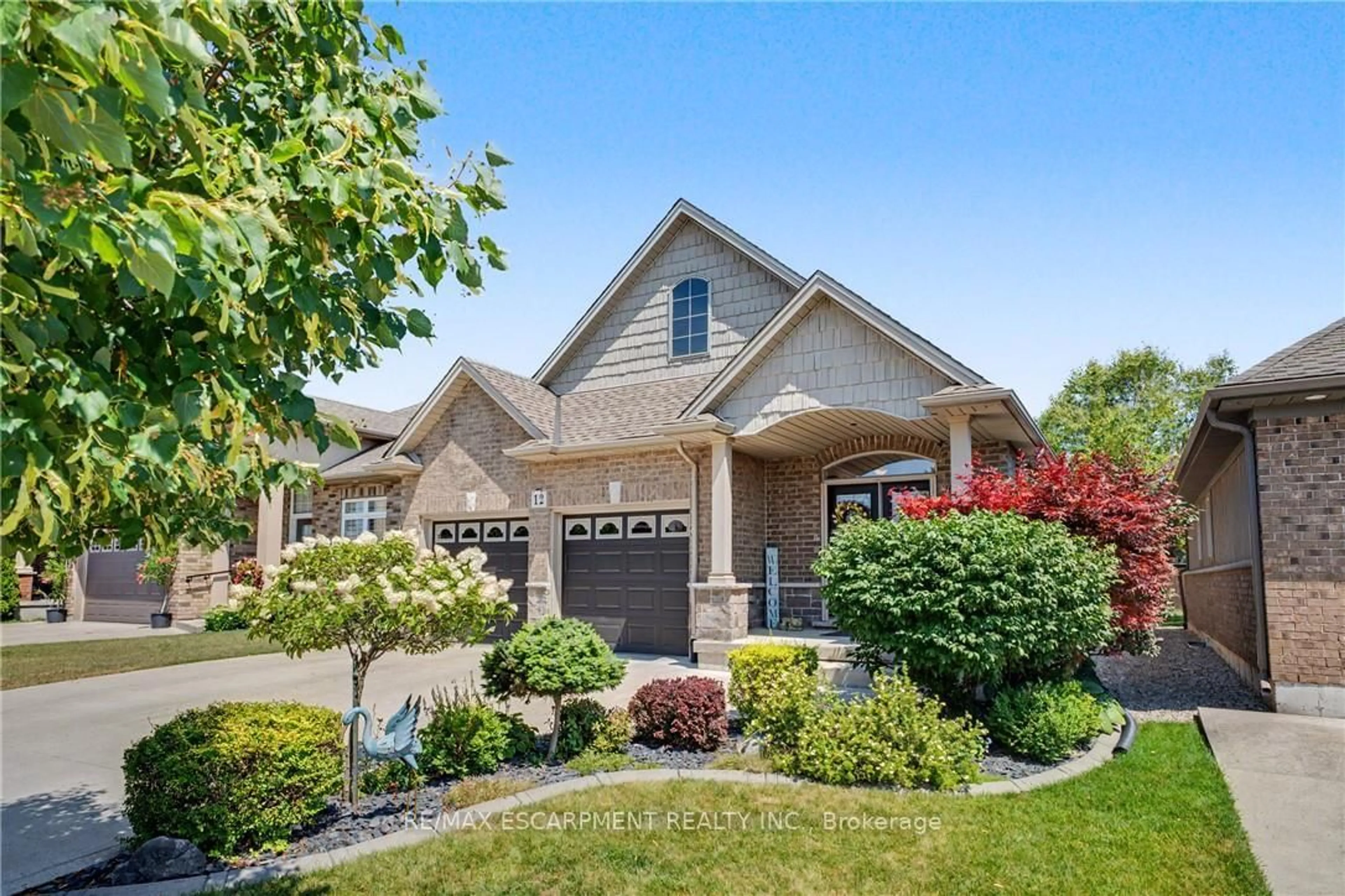 Home with brick exterior material, street for 12 Silverwood Ave, Welland Ontario L3C 0B7