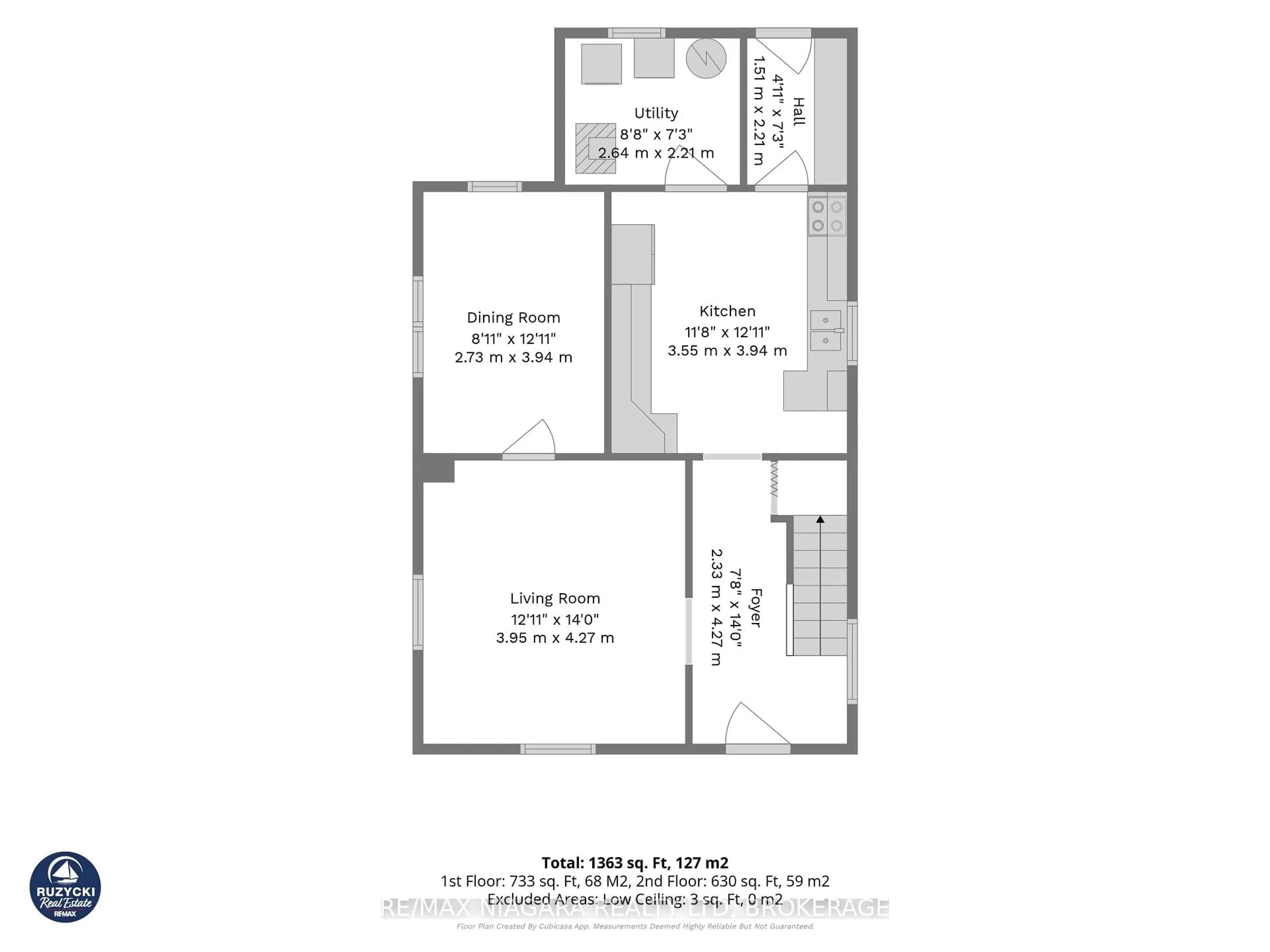 Floor plan for 314 Bell St, Port Colborne Ontario L3K 1J6