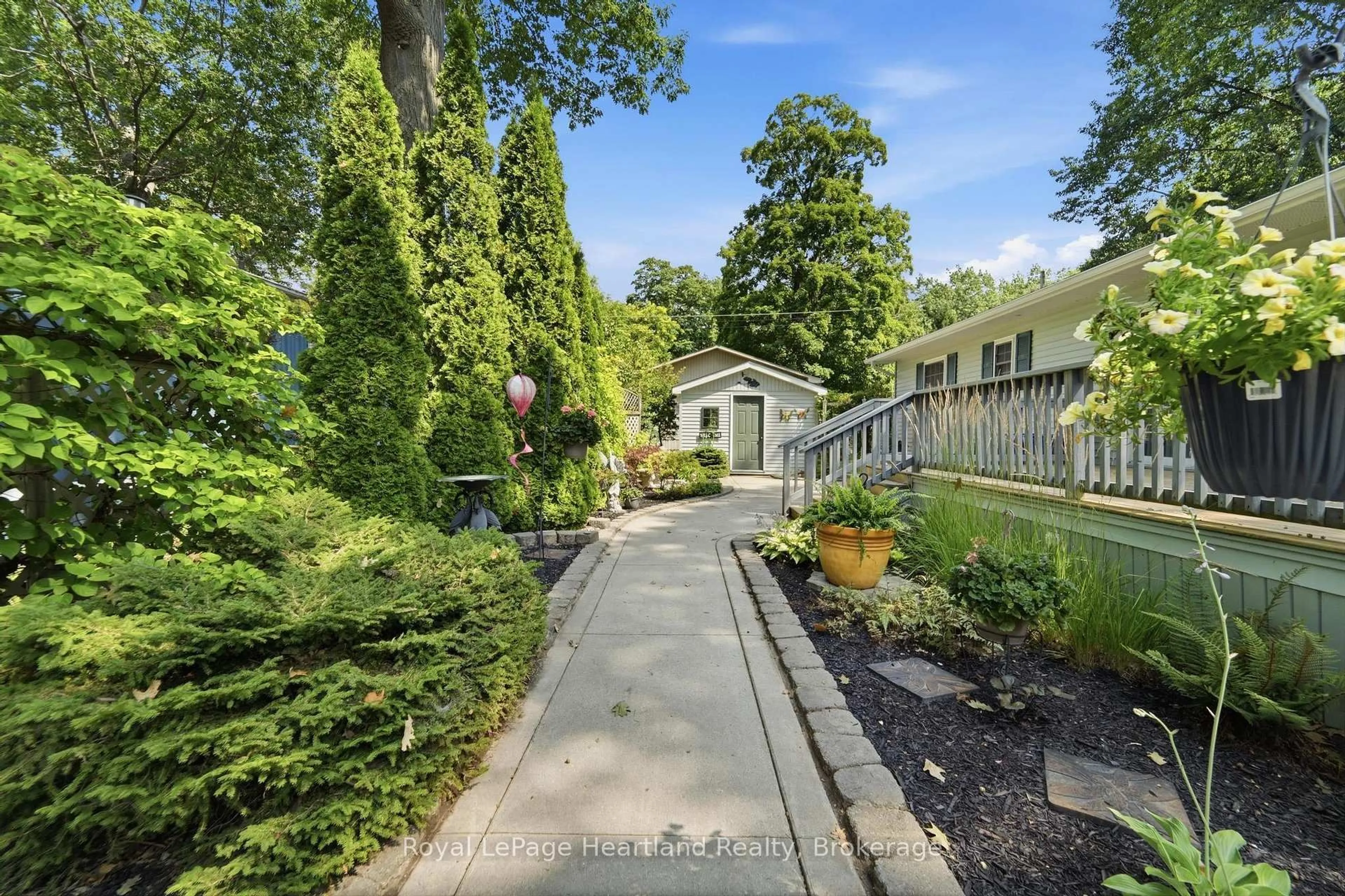 A pic from outside/outdoor area/front of a property/back of a property/a pic from drone, street for 10 HURON Lane, Ashfield-Colborne-Wawanosh Ontario N7A 3Y2