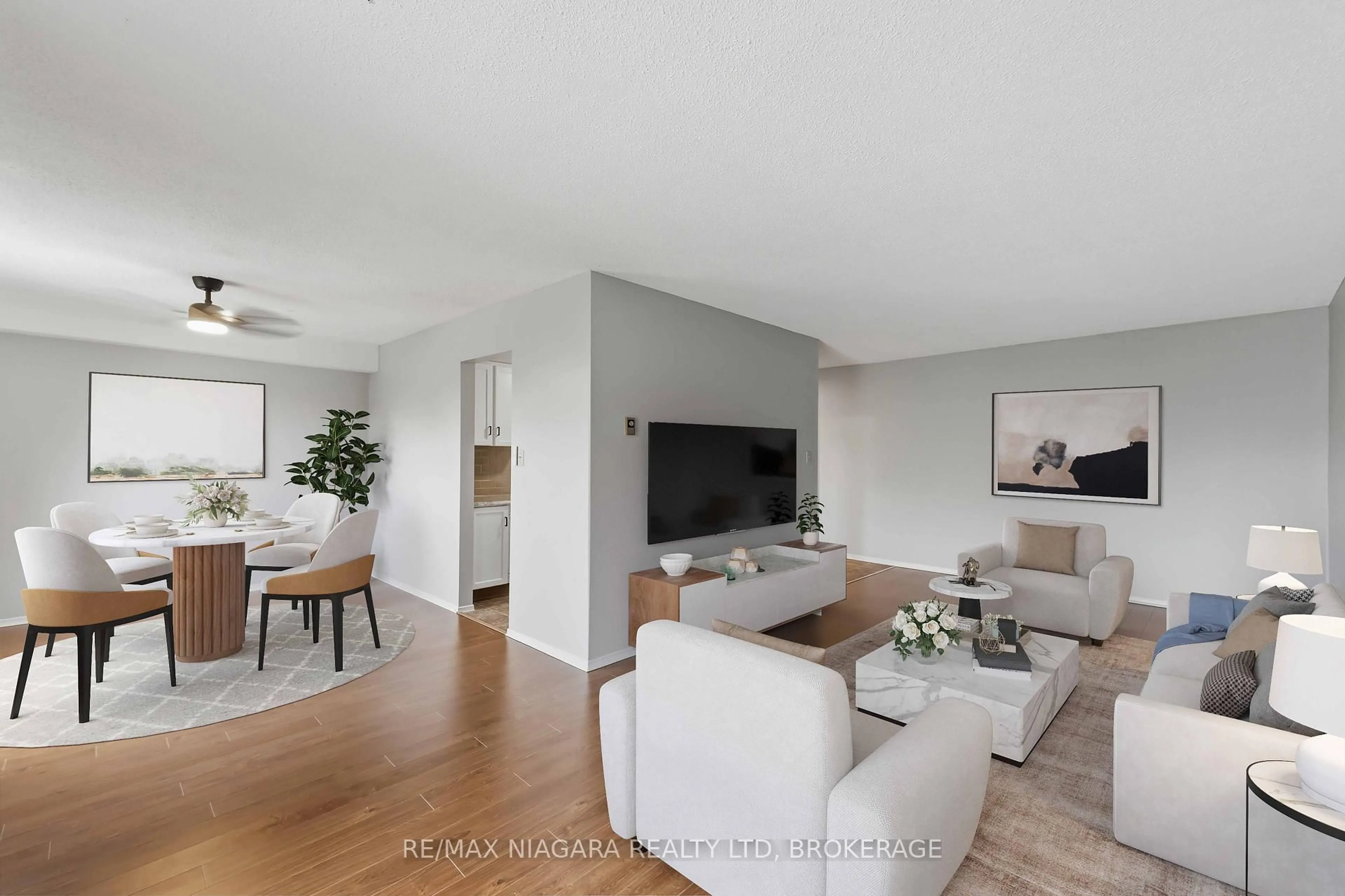 Living room with furniture, unknown for 4209 Hixon St #313, Lincoln Ontario L3J 0K2