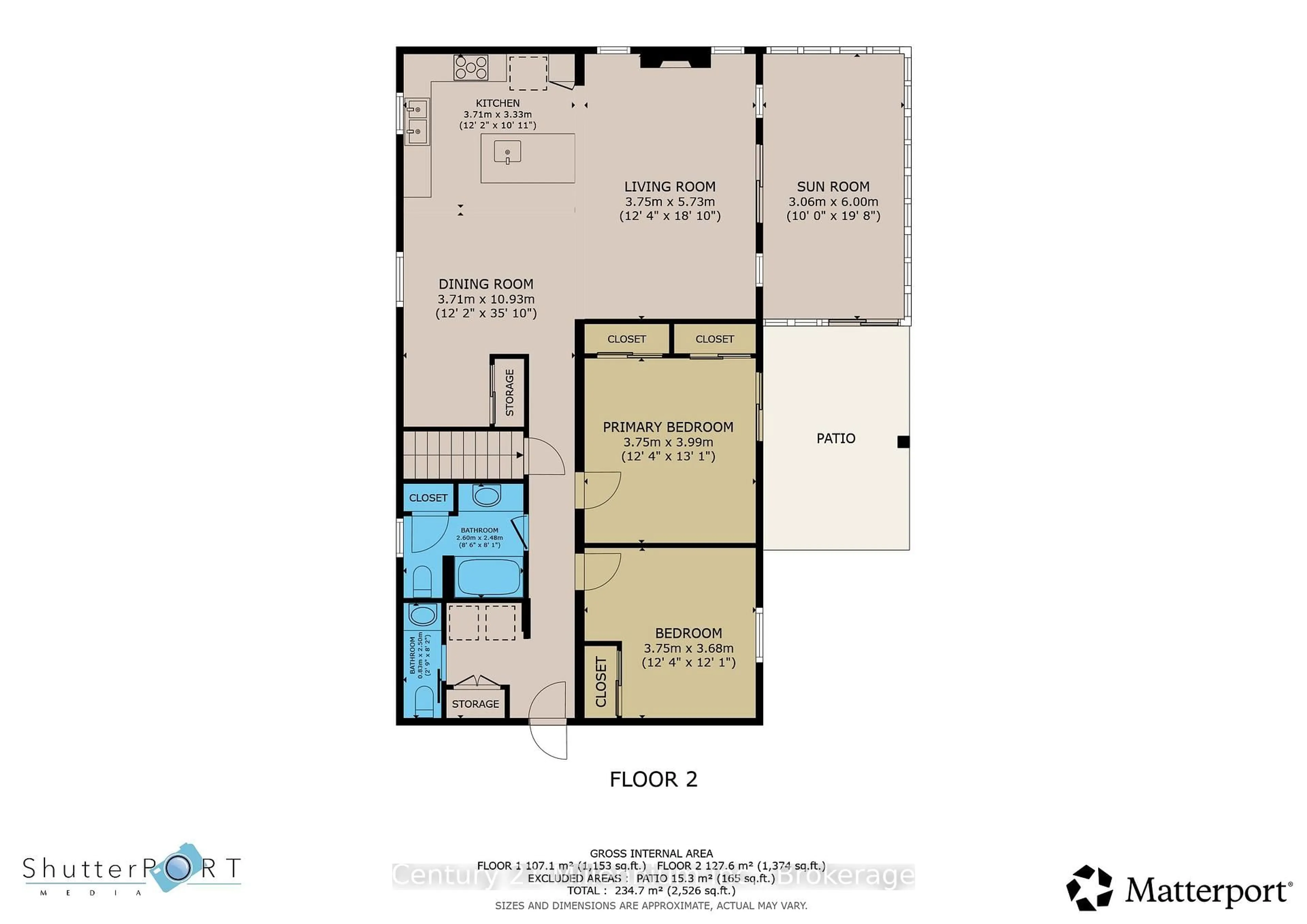 Floor plan for 126 Almur Dr, Georgian Bluffs Ontario N0H 2T0