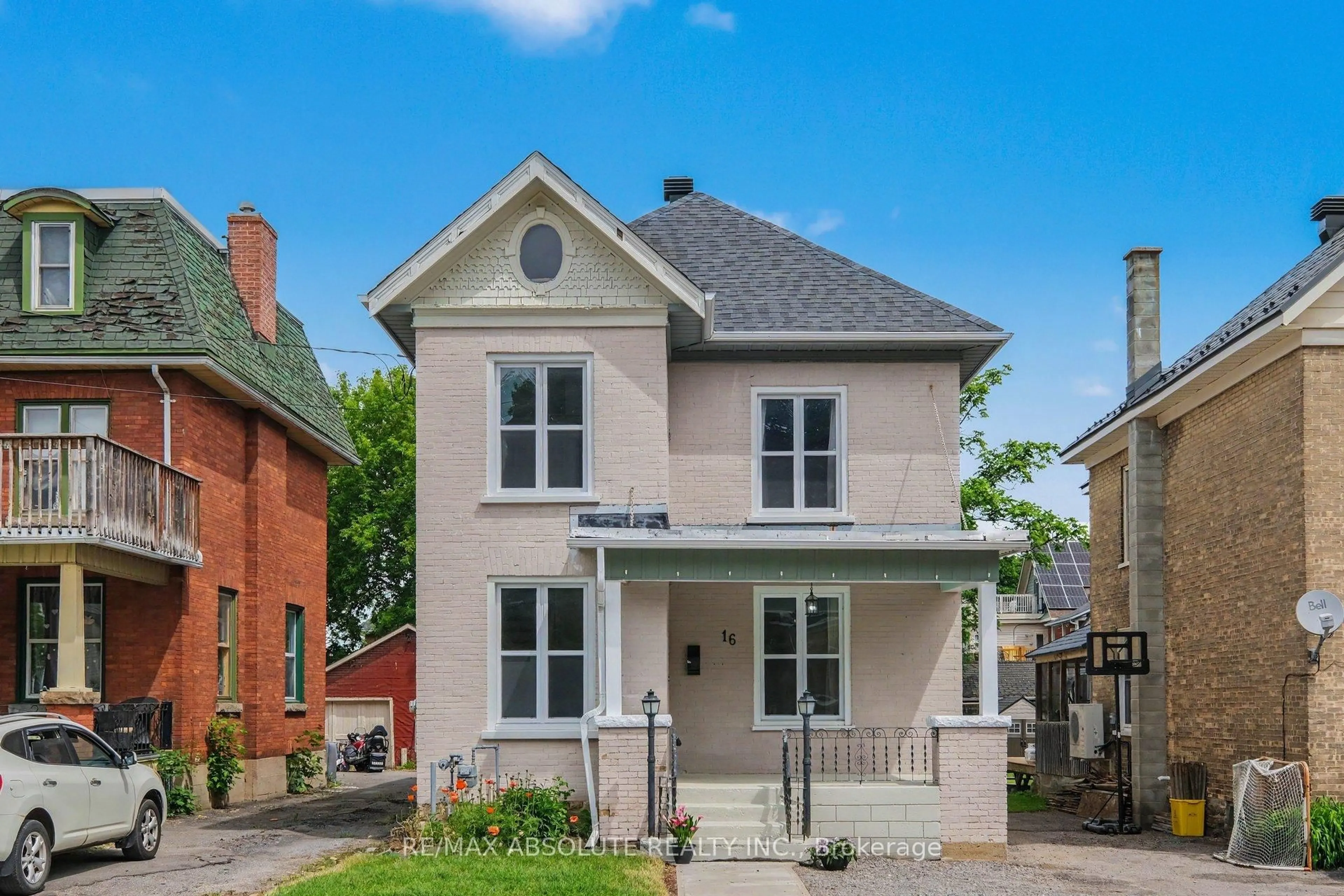 Home with brick exterior material, street for 16 Glen Ave, Smiths Falls Ontario K7A 1S2