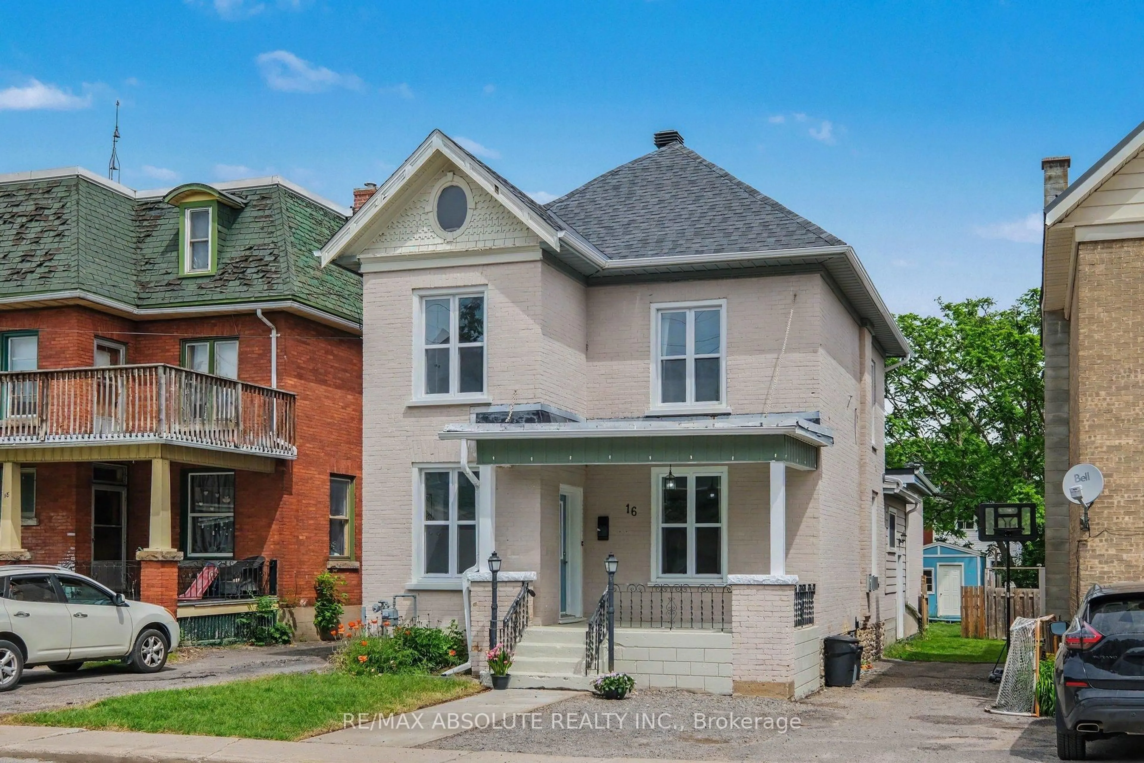 Home with brick exterior material, street for 16 Glen Ave, Smiths Falls Ontario K7A 1S2