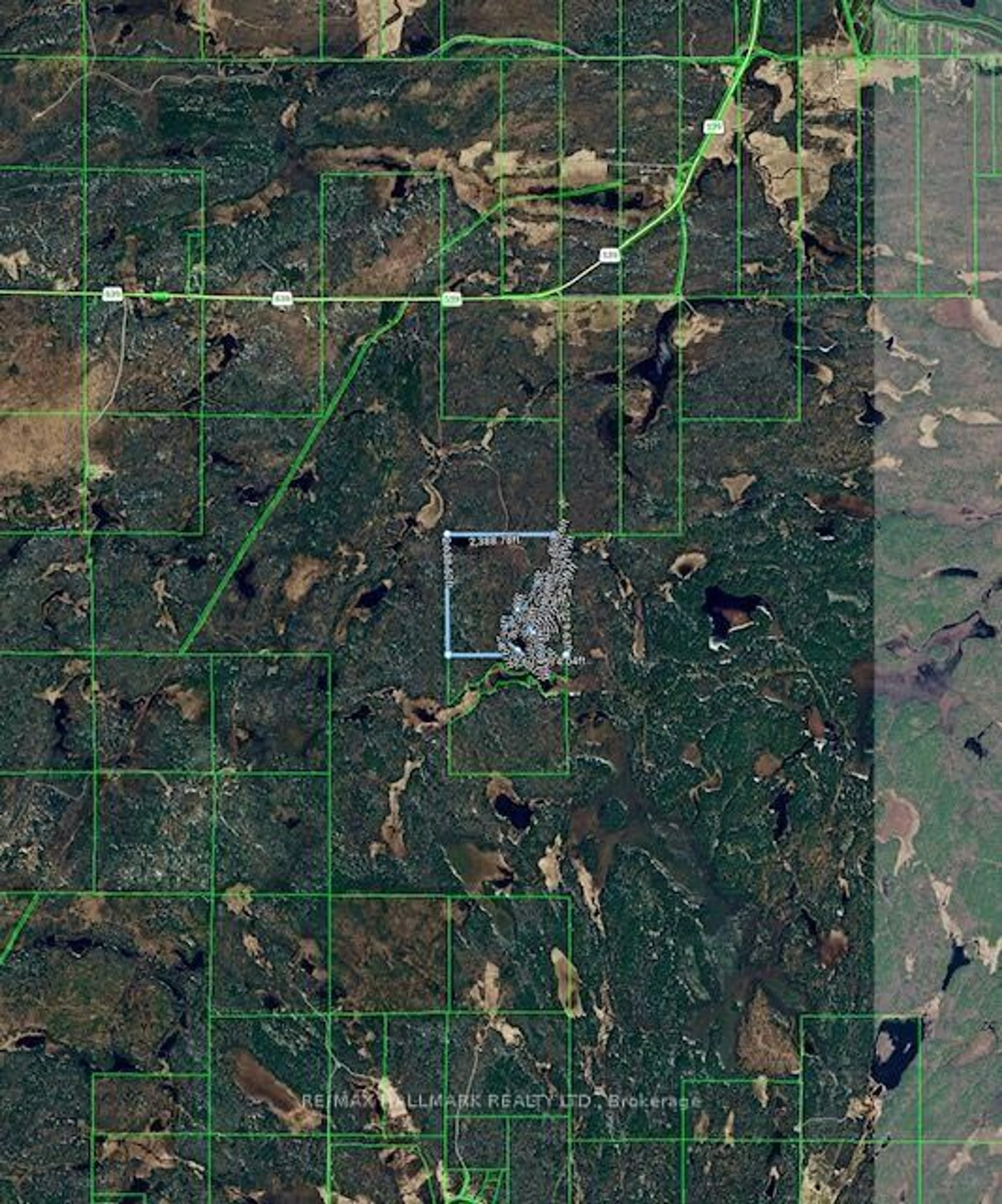 Picture of a map for 0 Highway 539 Frwy, West Nipissing Ontario 00000