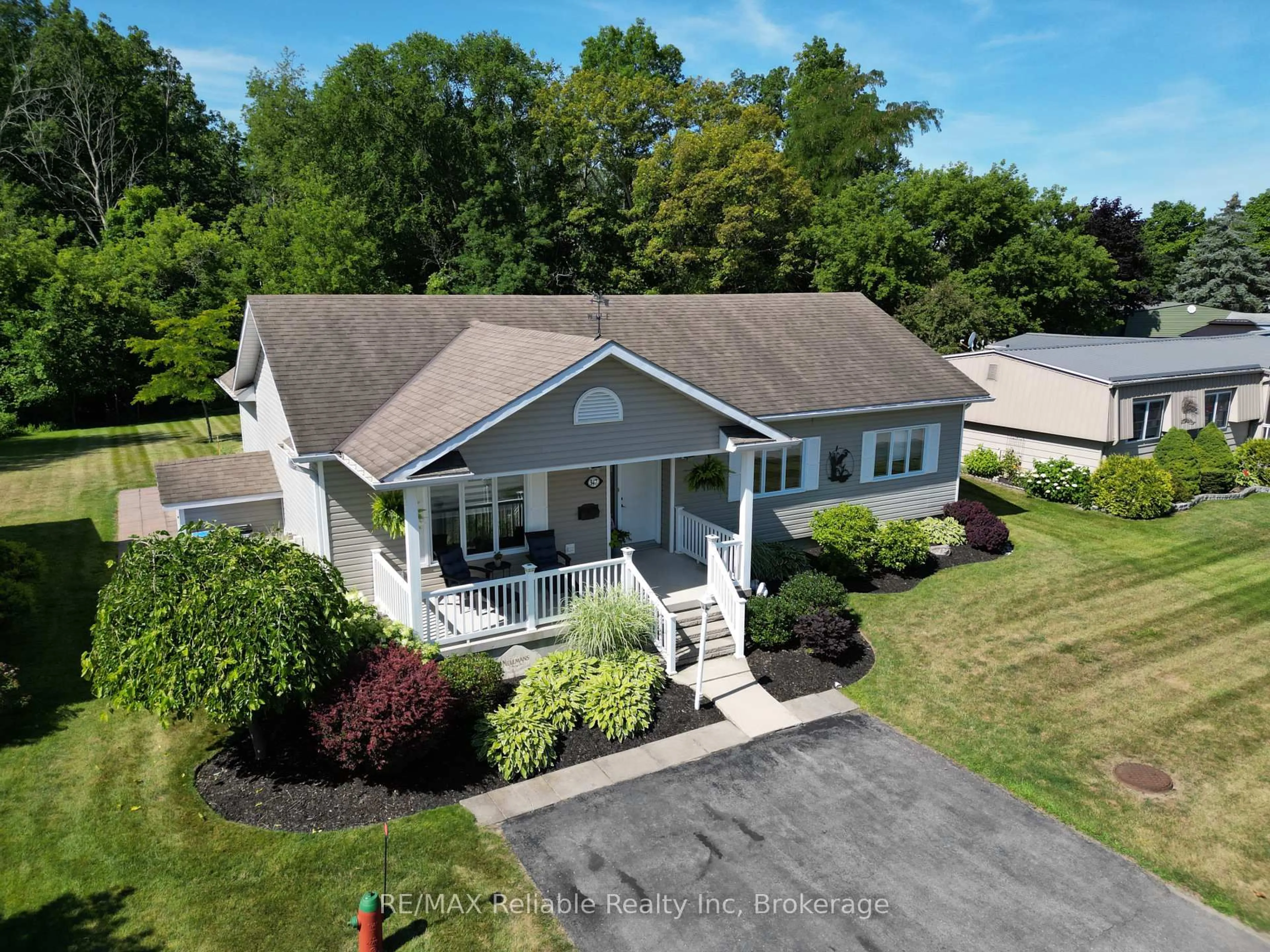 A pic from outside/outdoor area/front of a property/back of a property/a pic from drone, unknown for 347 Shannon Blvd, South Huron Ontario N0M 1T0