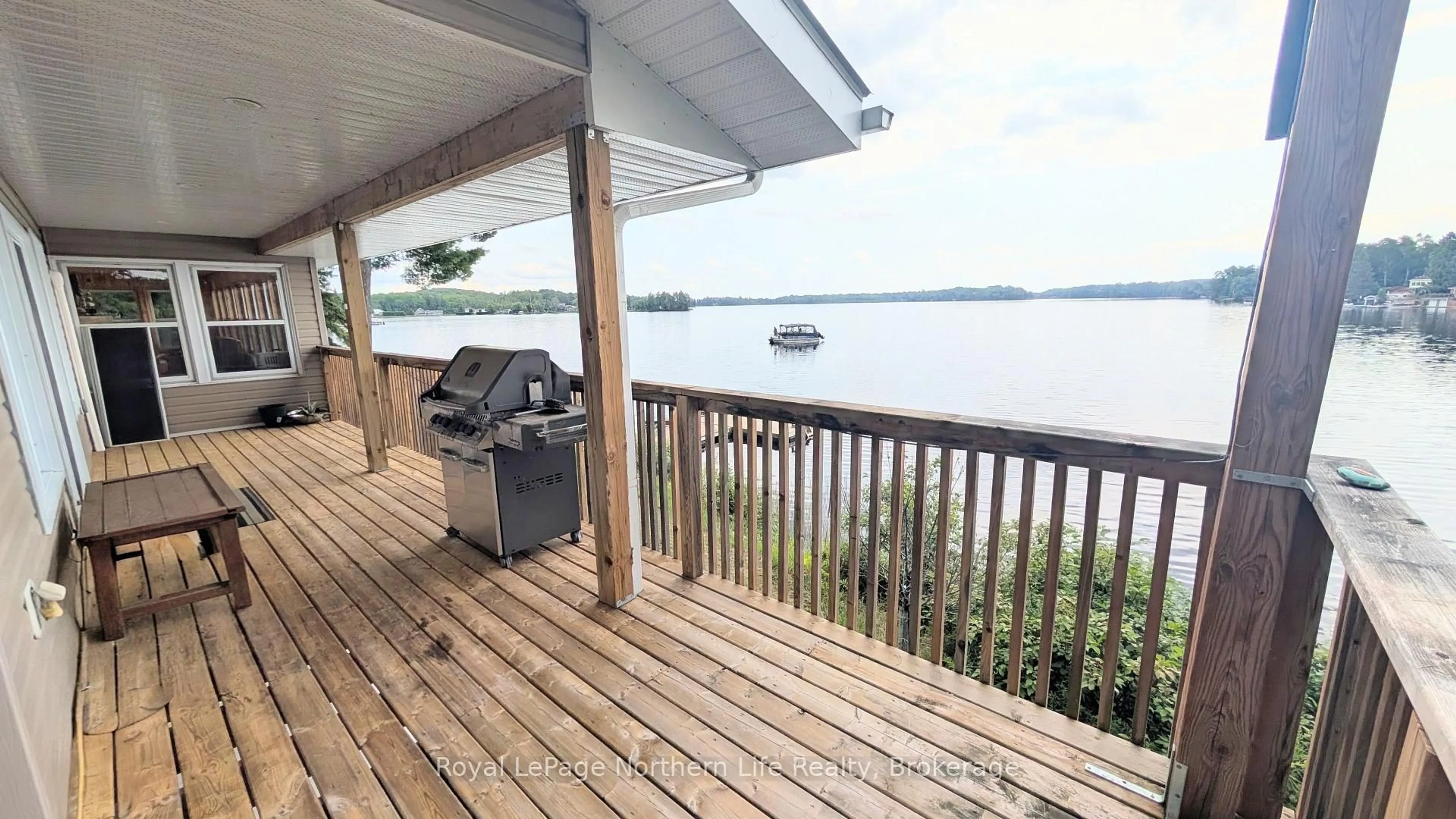 Patio, water/lake/river/ocean view for 33 G Lac Cache Rd, West Nipissing Ontario P0H 2M0