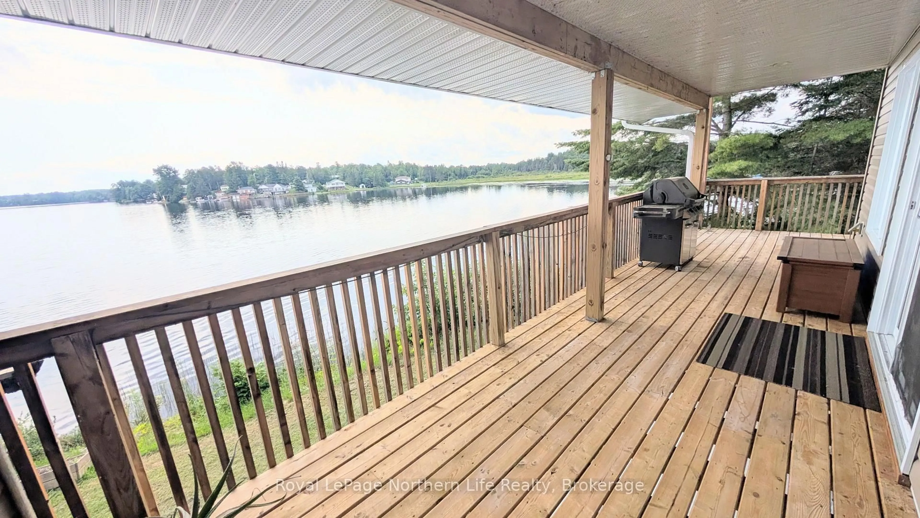 Patio, water/lake/river/ocean view for 33 G Lac Cache Rd, West Nipissing Ontario P0H 2M0