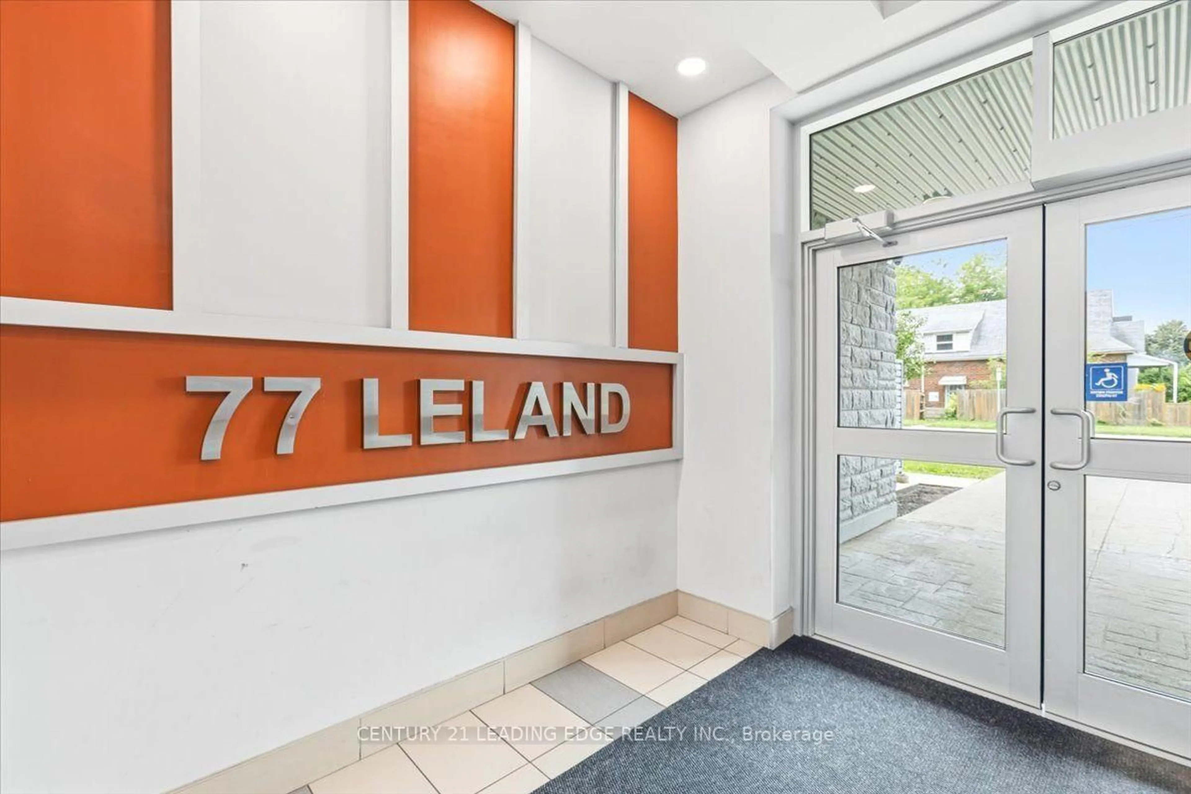 Lobby for 77 Leland St #214, Hamilton Ontario L8S 3A1
