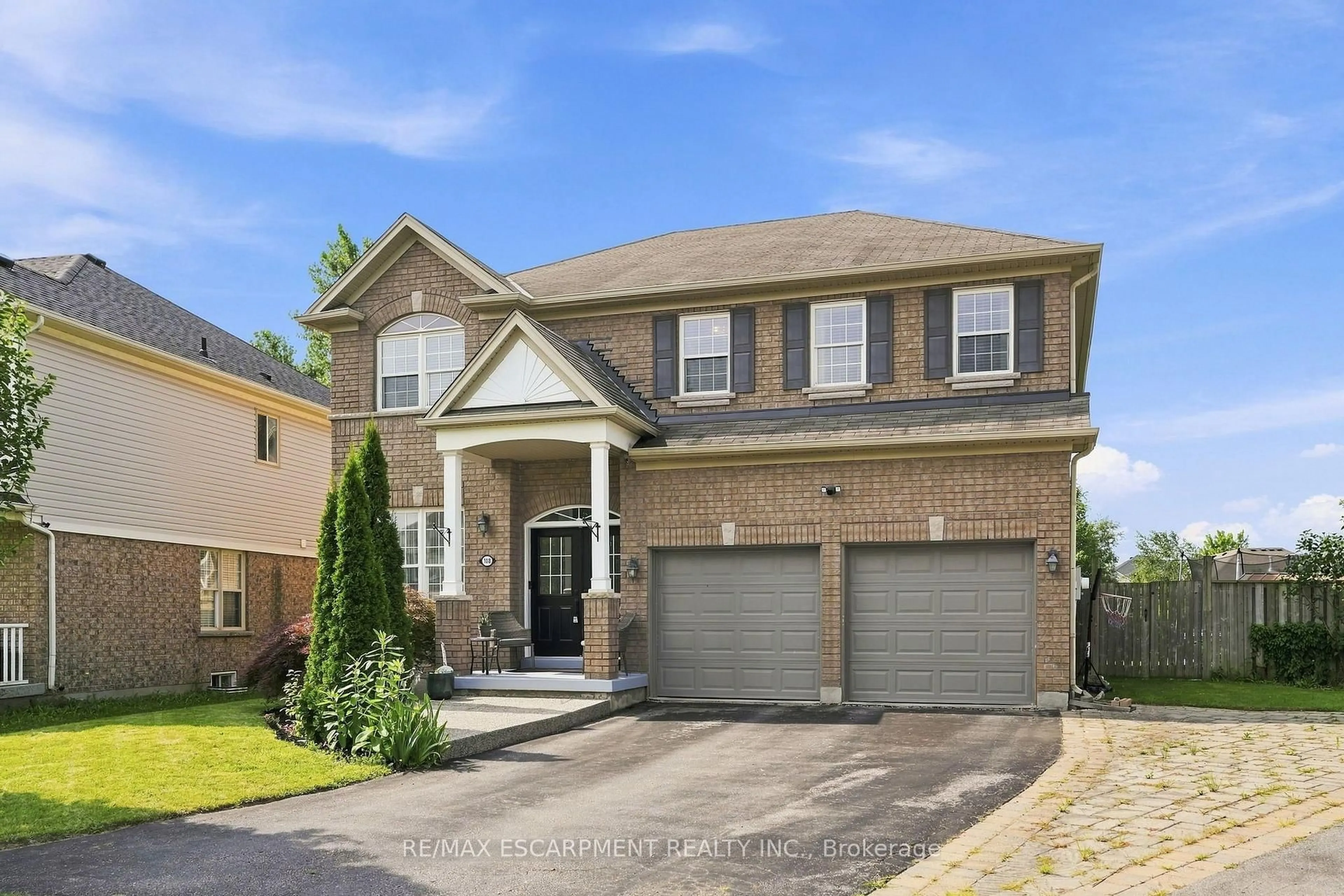 Home with brick exterior material, street for 108 FOWLER Dr, Hamilton Ontario L0R 1C0