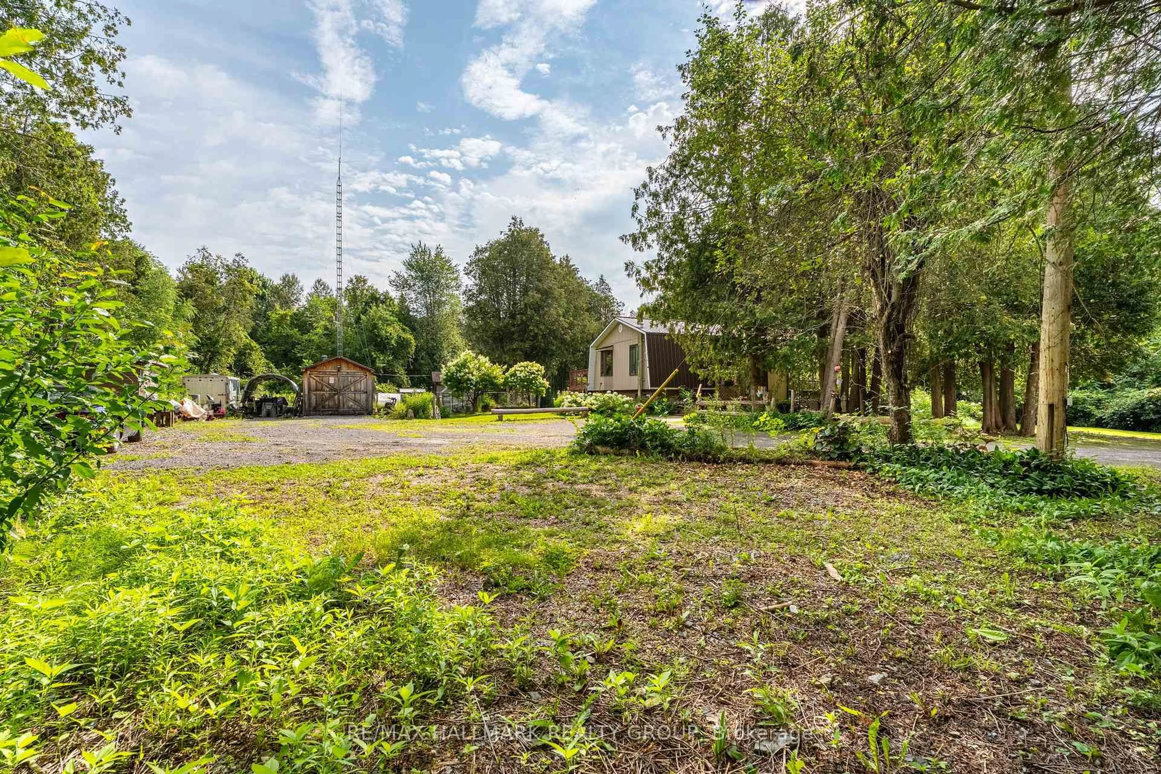 A pic from outside/outdoor area/front of a property/back of a property/a pic from drone, forest/trees view for 1184 Derry Side Rd, Ashton Ontario K0A 1B0