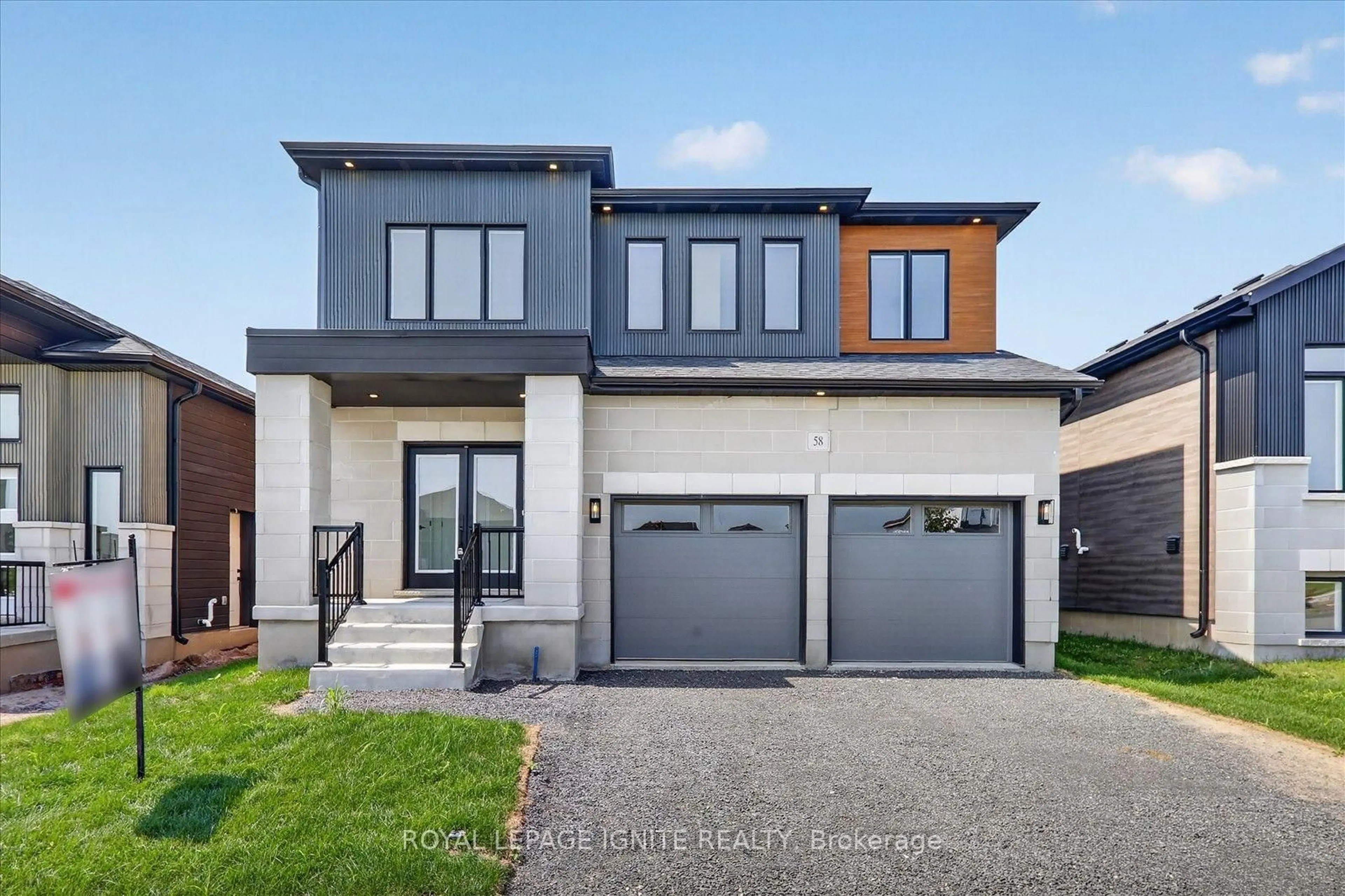 Home with brick exterior material, street for 58 Dusenbury Dr, Bissett Creek Ontario K0H 2H0