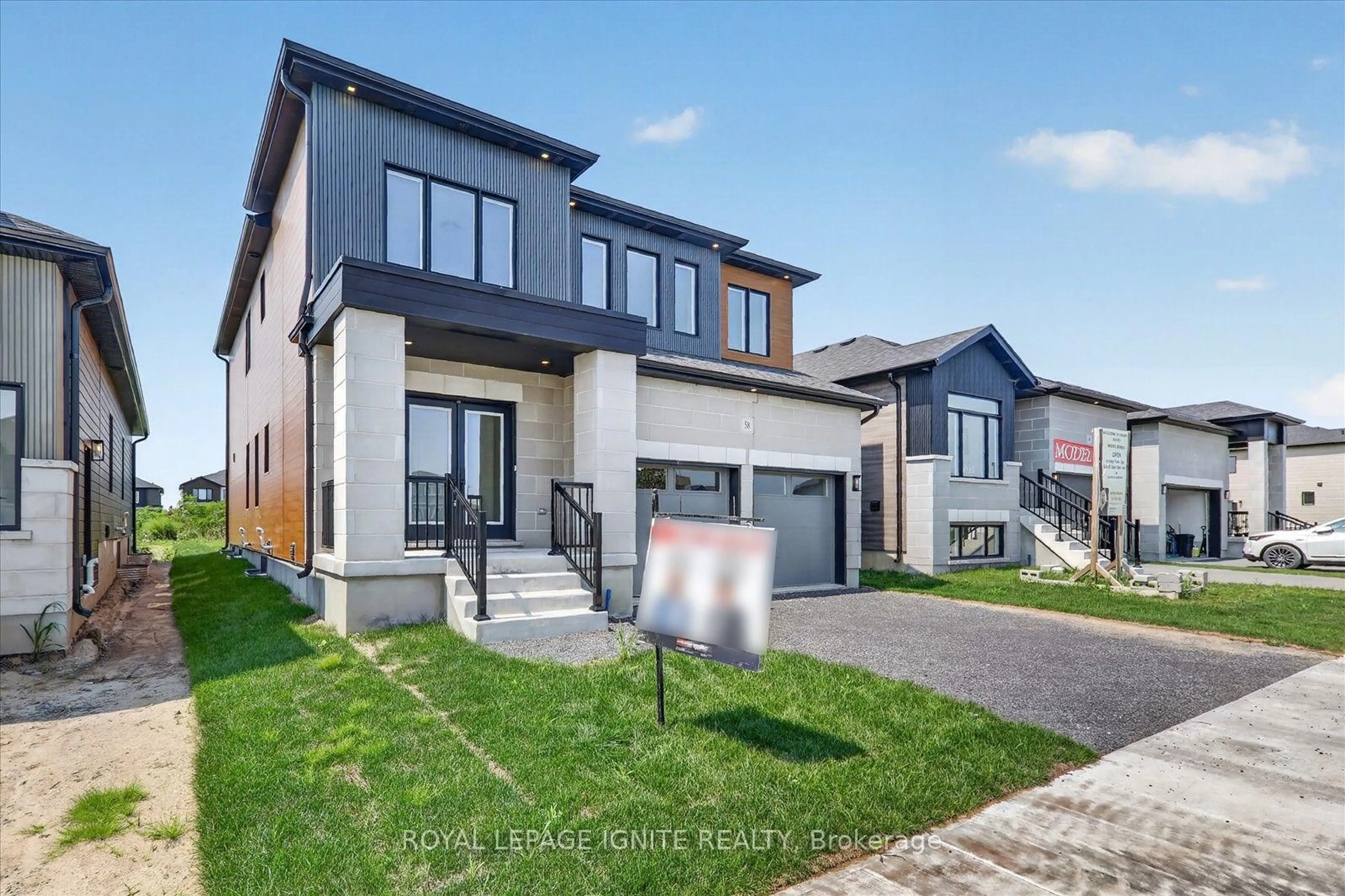 Home with brick exterior material, street for 58 Dusenbury Dr, Bissett Creek Ontario K0H 2H0