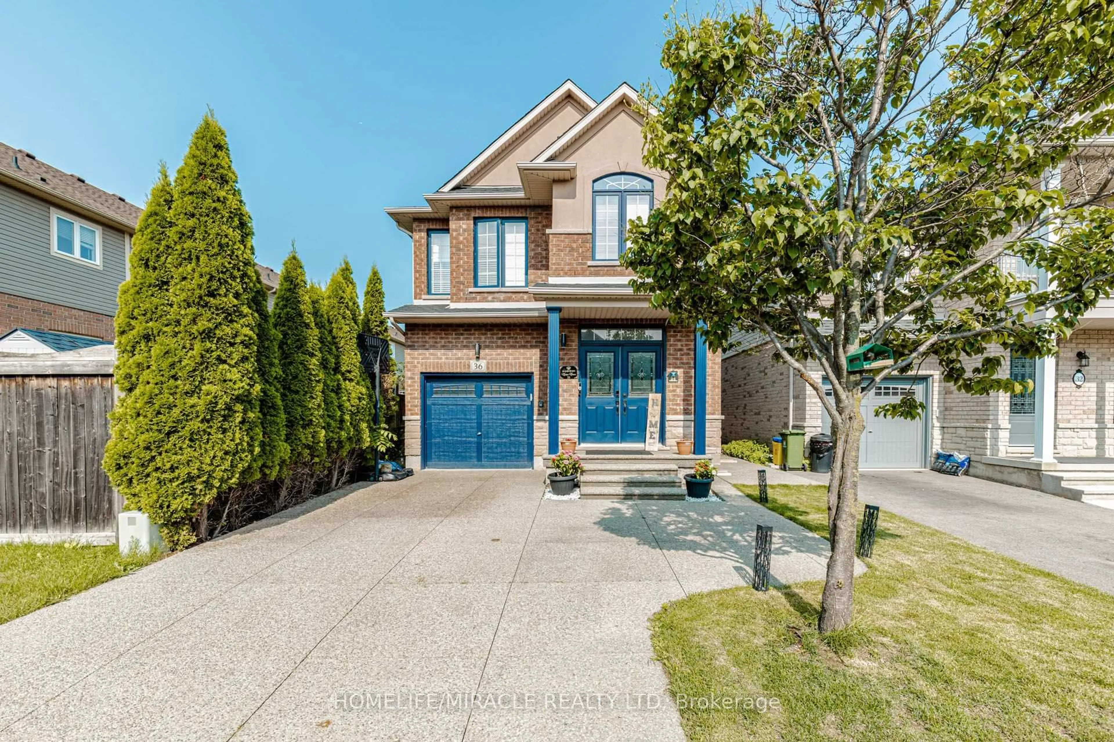 Home with brick exterior material, street for 36 Tidemore Hts, Hamilton Ontario L8E 0B8