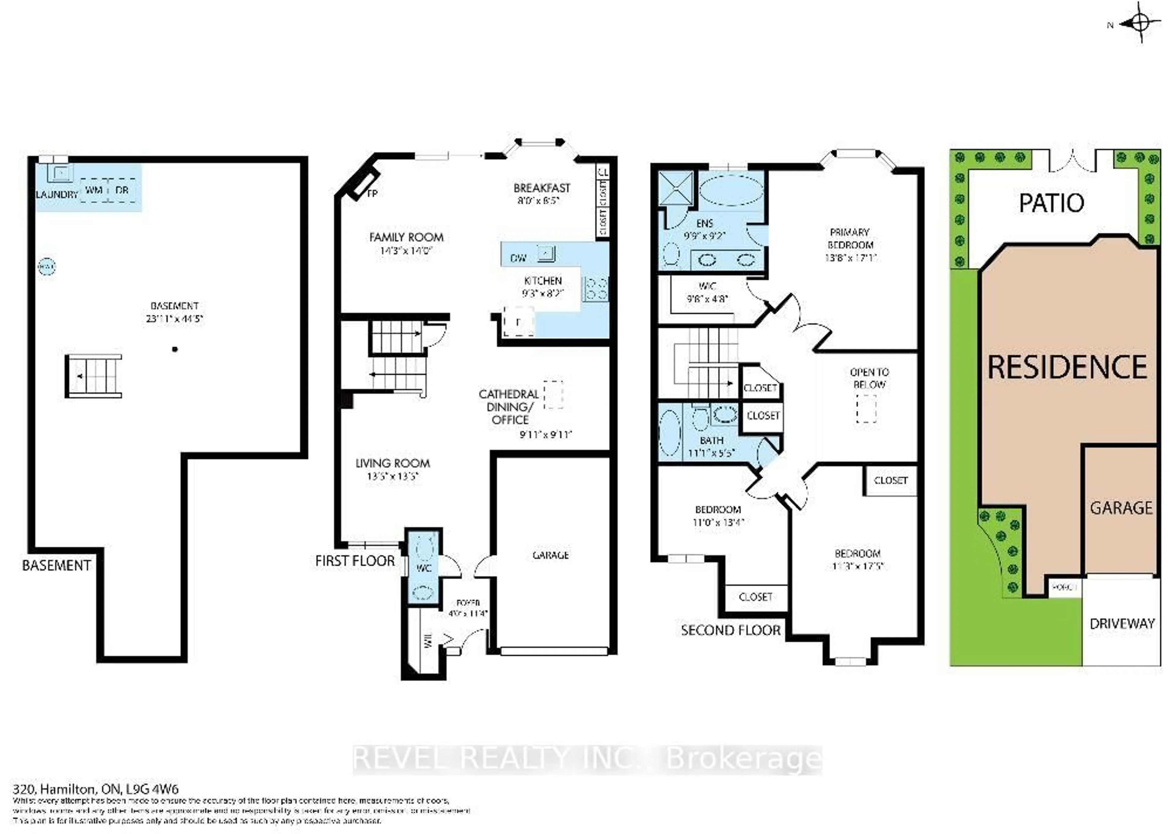 Floor plan for 320 Hamilton Dr #10, Hamilton Ontario L9G 4W6