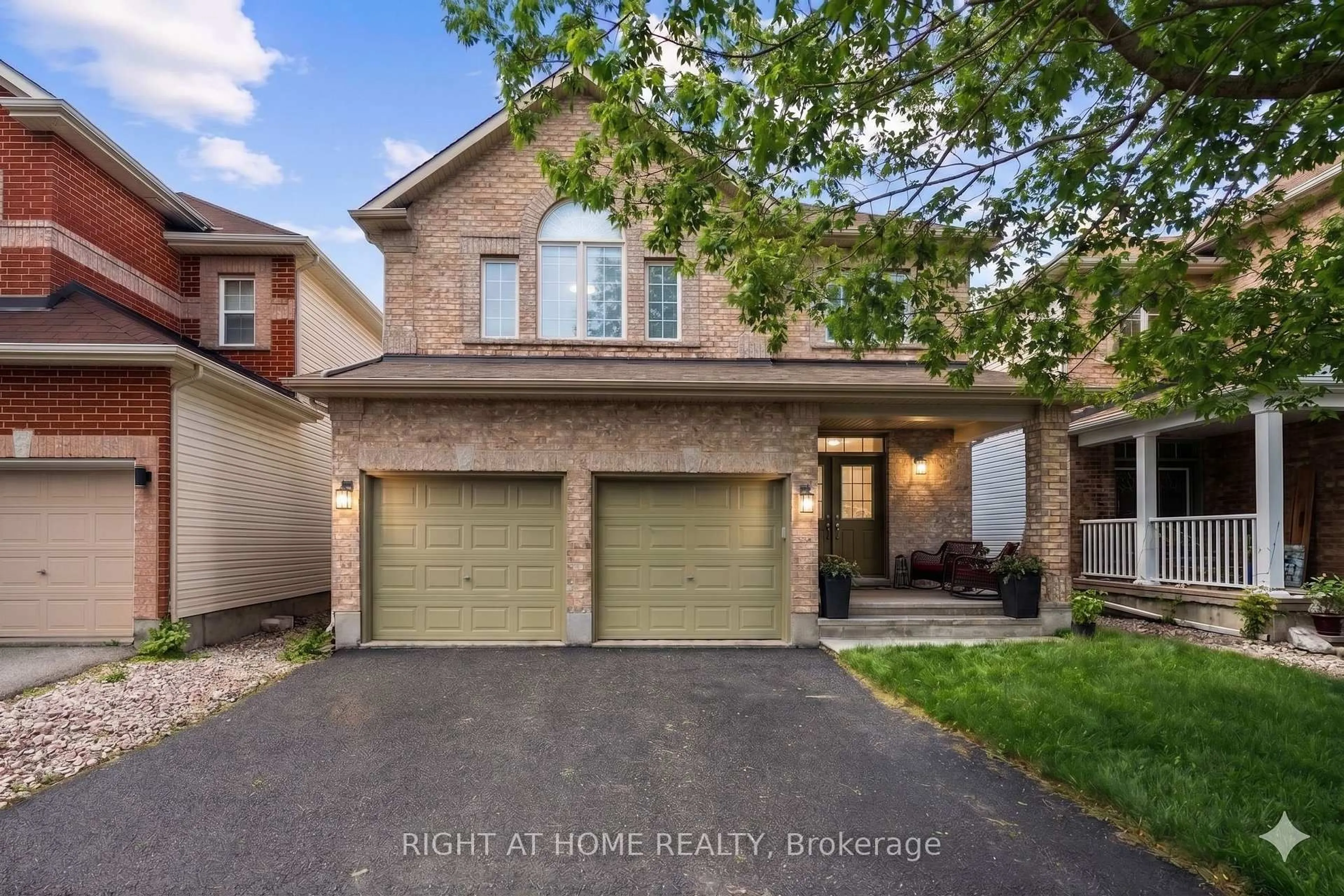 Home with brick exterior material, street for 517 STONECHURCH Way, Ottawa Ontario K2J 0C6