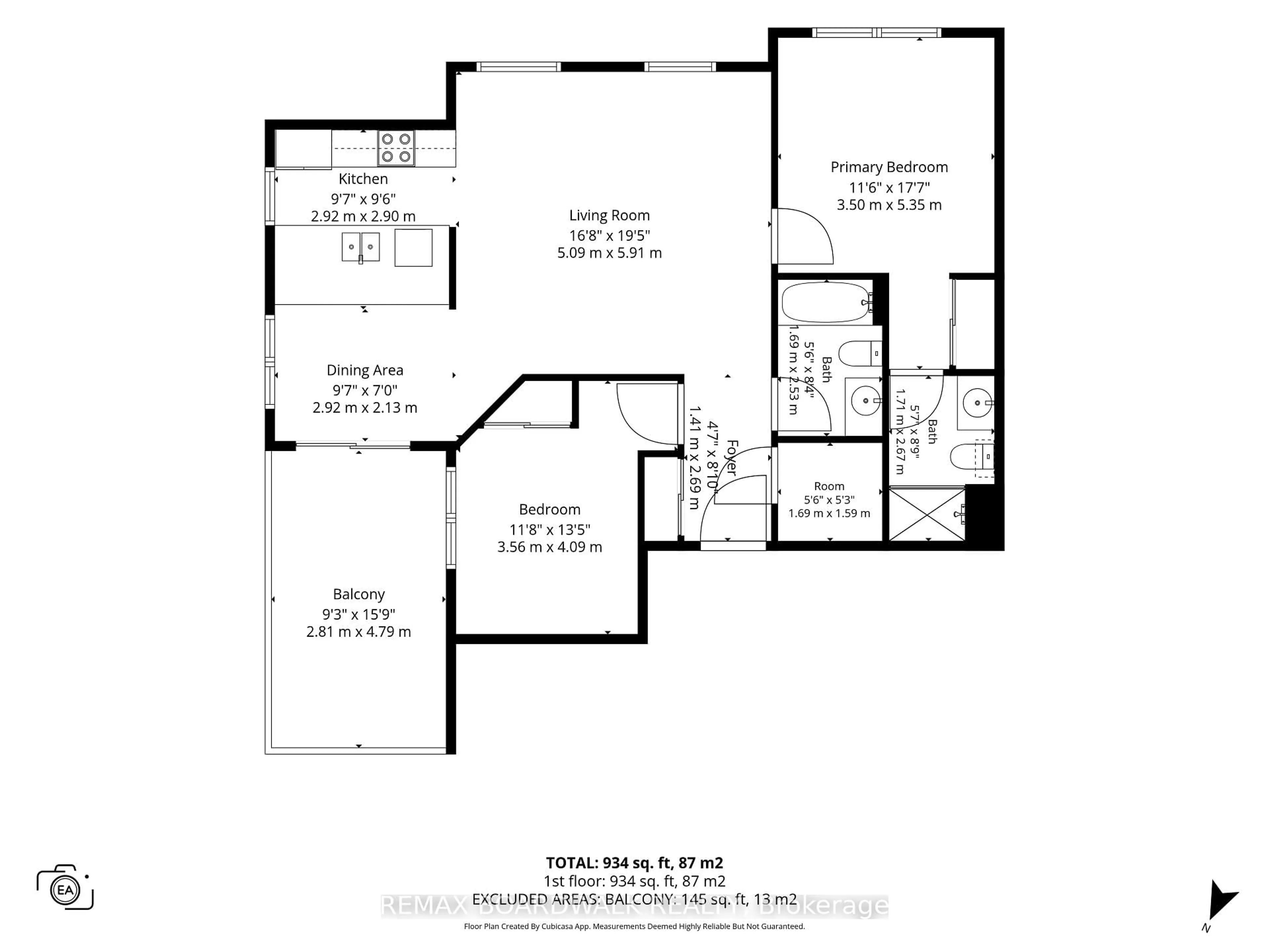 Floor plan for 760 Chapman Mills Dr #302, Ottawa Ontario K2J 3V2