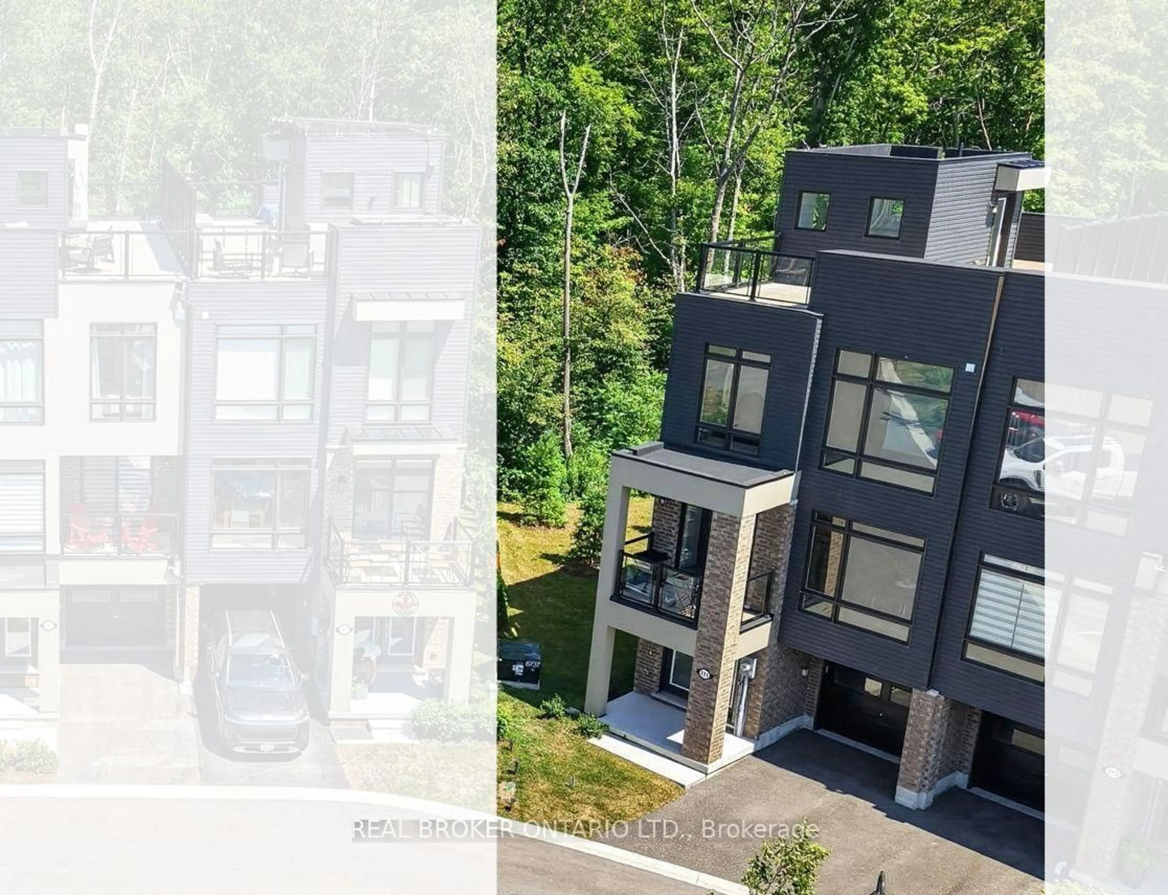 A pic from outside/outdoor area/front of a property/back of a property/a pic from drone, unknown for 111 Marina Village Dr, Georgian Bay Ontario L0K 1S0