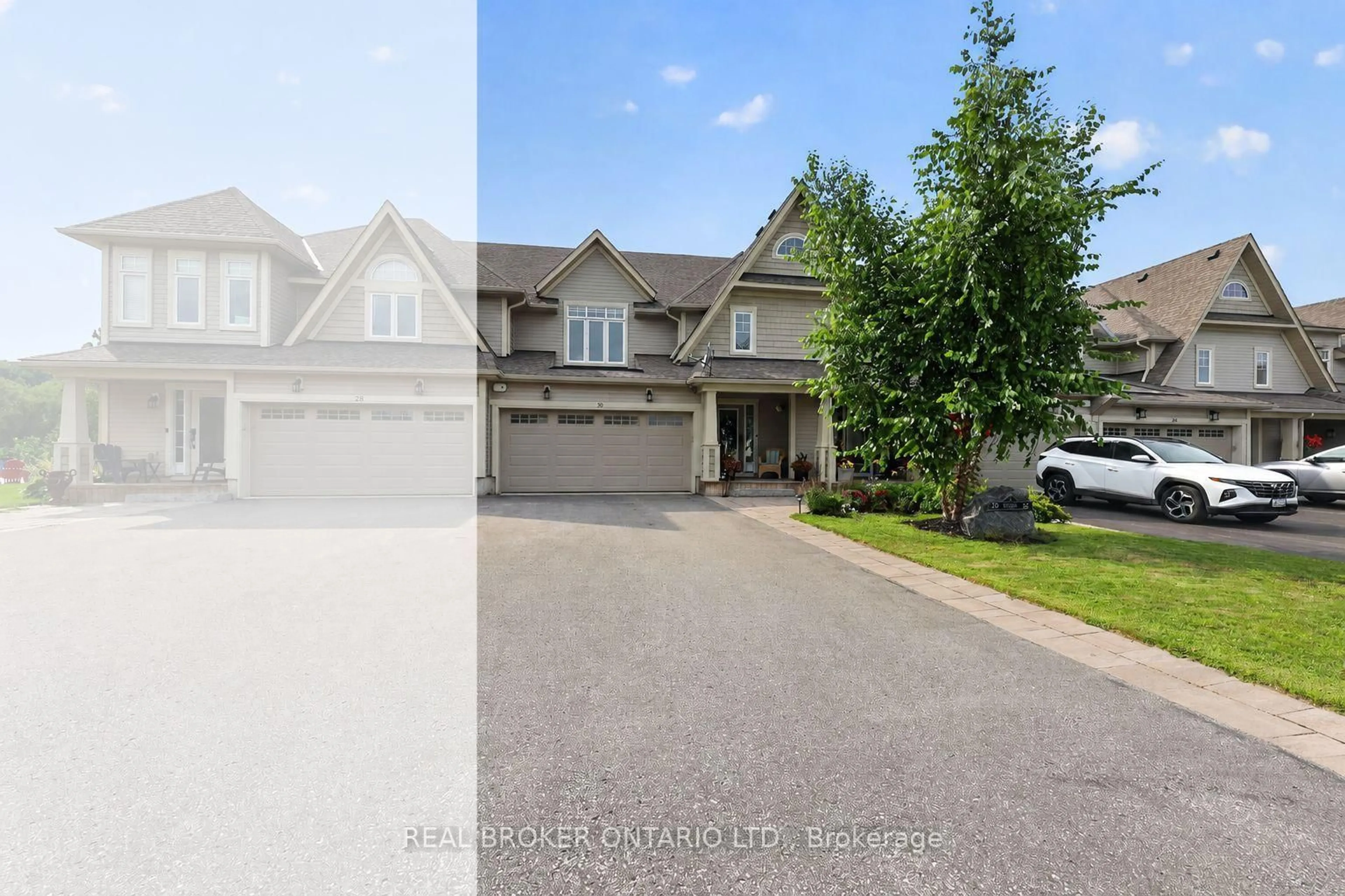 A pic from outside/outdoor area/front of a property/back of a property/a pic from drone, street for 30 Masters Cres, Georgian Bay Ontario L0K 1S0
