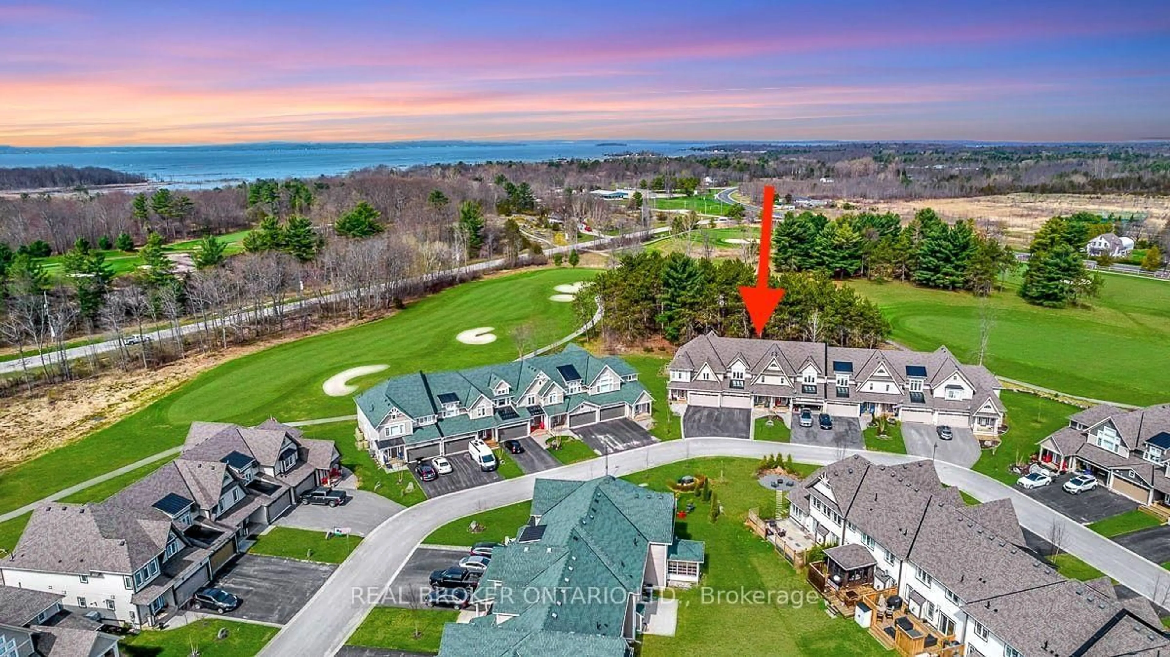 A pic from outside/outdoor area/front of a property/back of a property/a pic from drone, water/lake/river/ocean view for 30 Masters Cres, Georgian Bay Ontario L0K 1S0