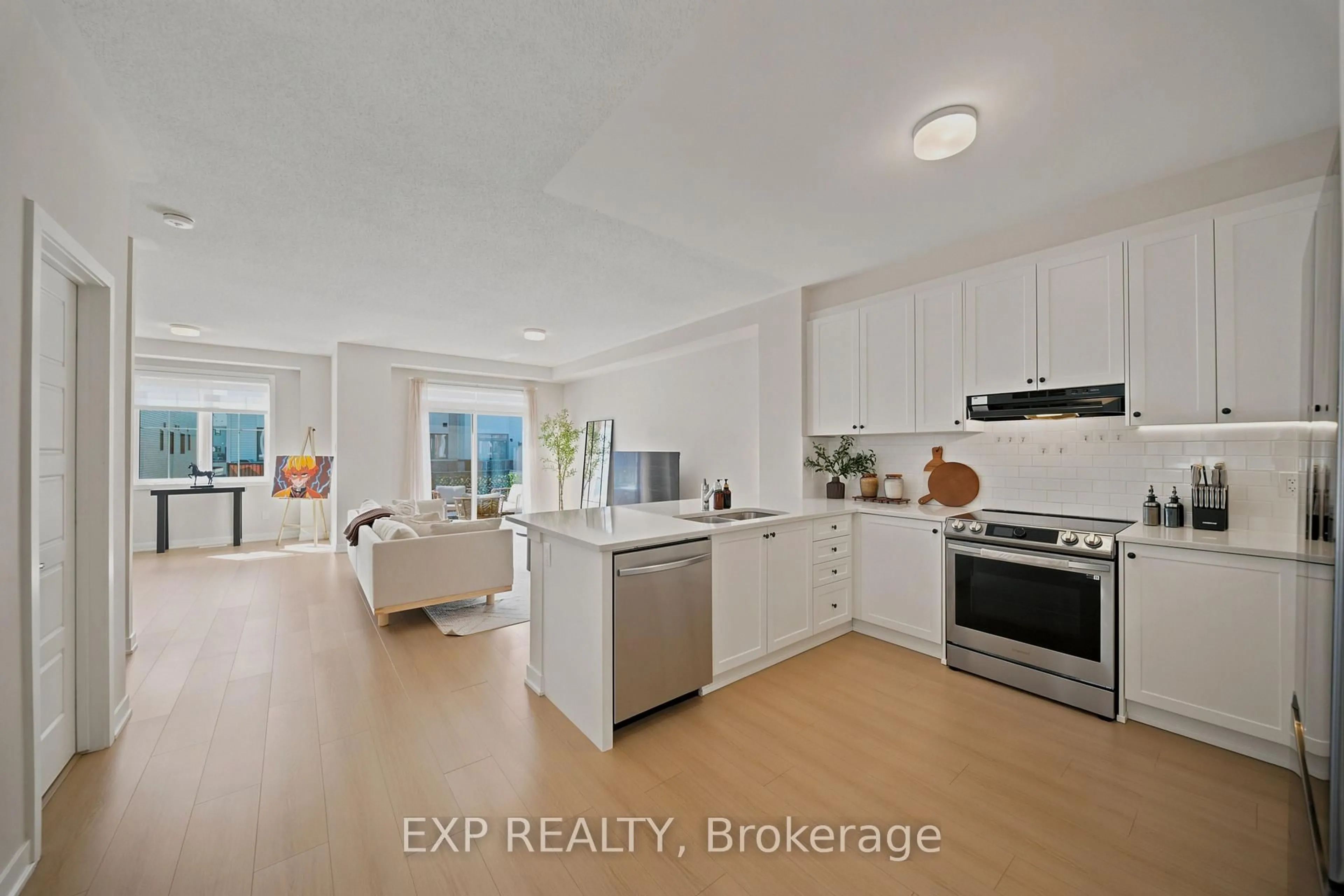 Open concept kitchen, unknown for 69 Lignite Private, Ottawa Ontario K2J 7J4