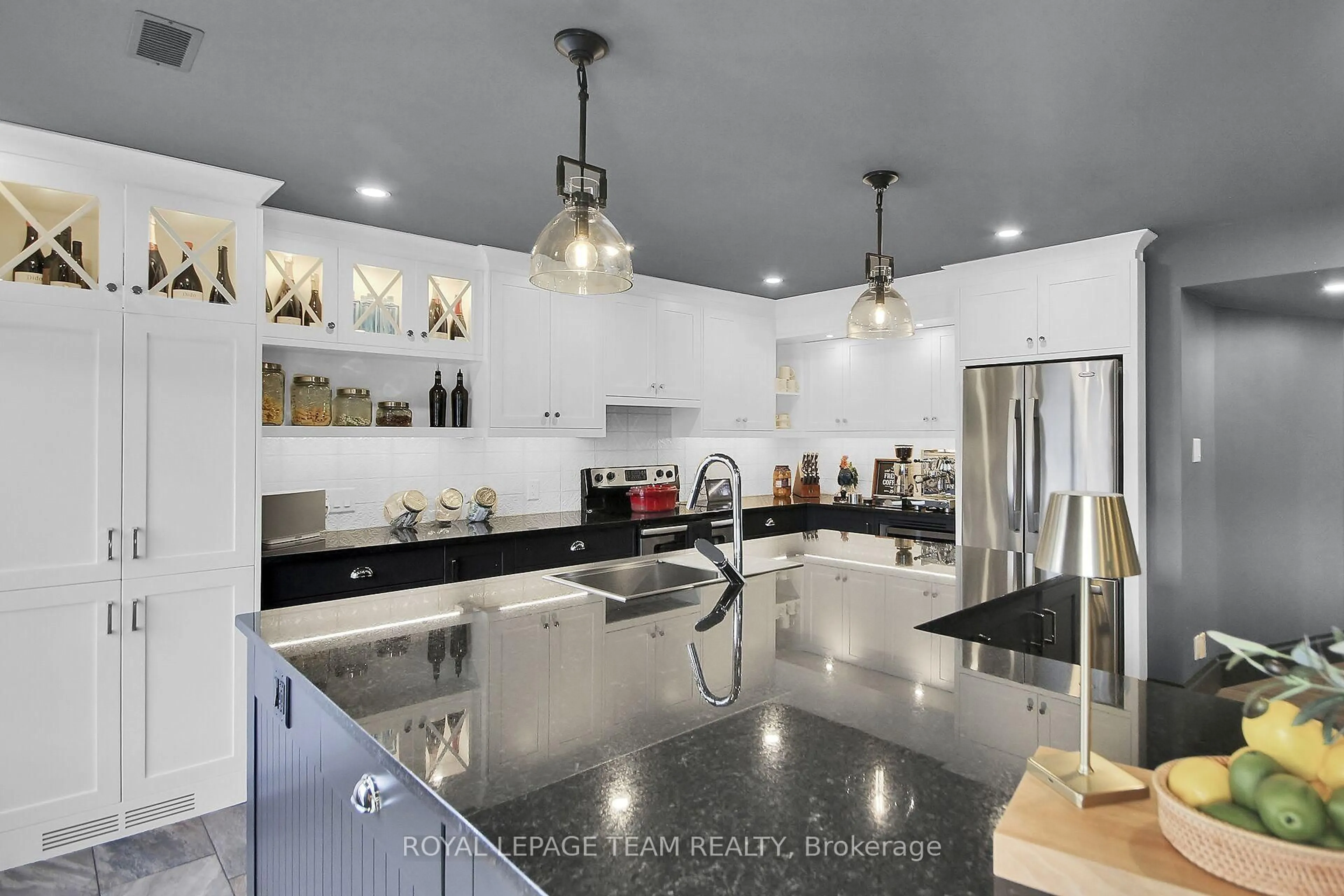 Contemporary kitchen, ceramic/tile floor for 4448 Harper Ave #7, Ottawa Ontario K1J 1E1