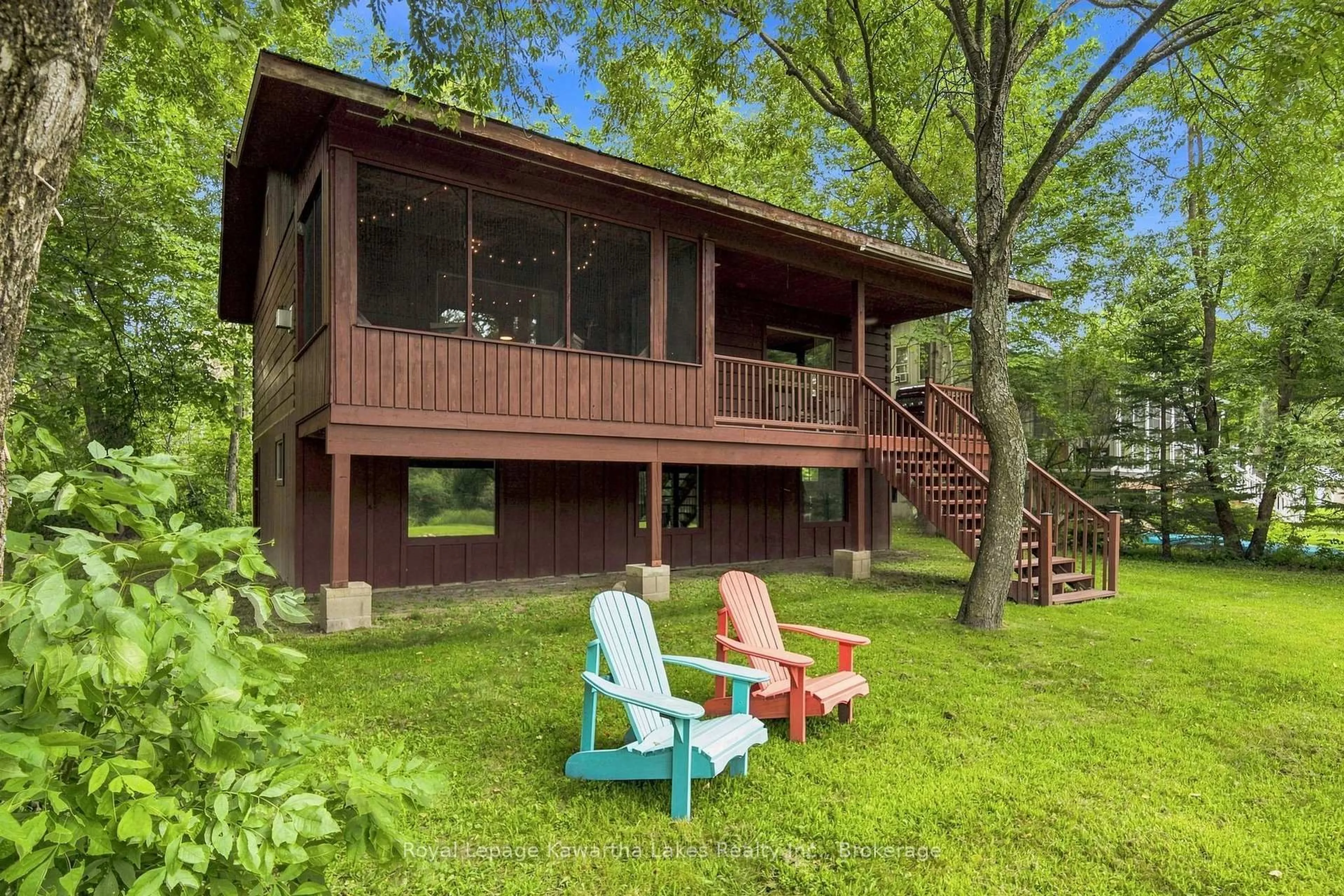 Patio, water/lake/river/ocean view for 9 Crooked Crt, Kawartha Lakes Ontario K0M 1N0