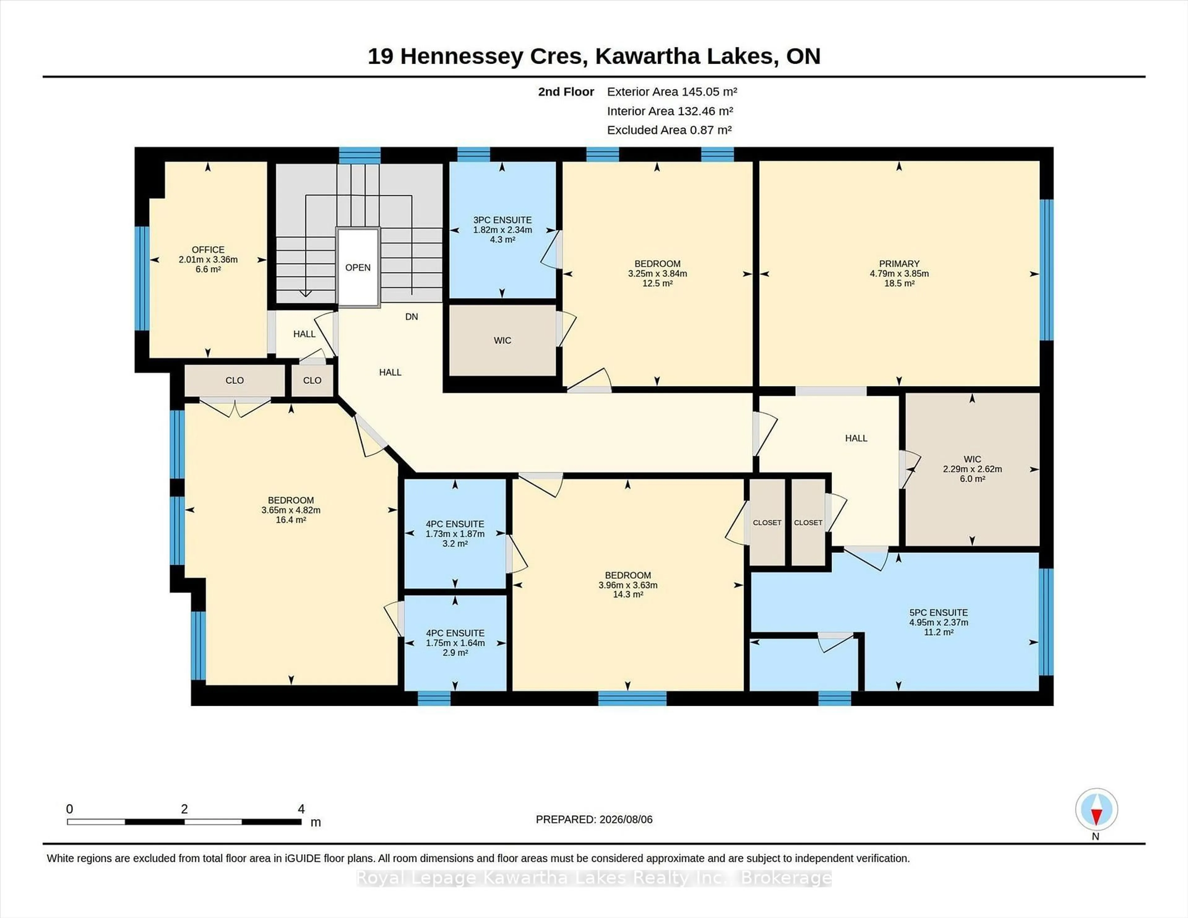 Floor plan for 19 Hennessey Cres, Kawartha Lakes Ontario K9V 0P2