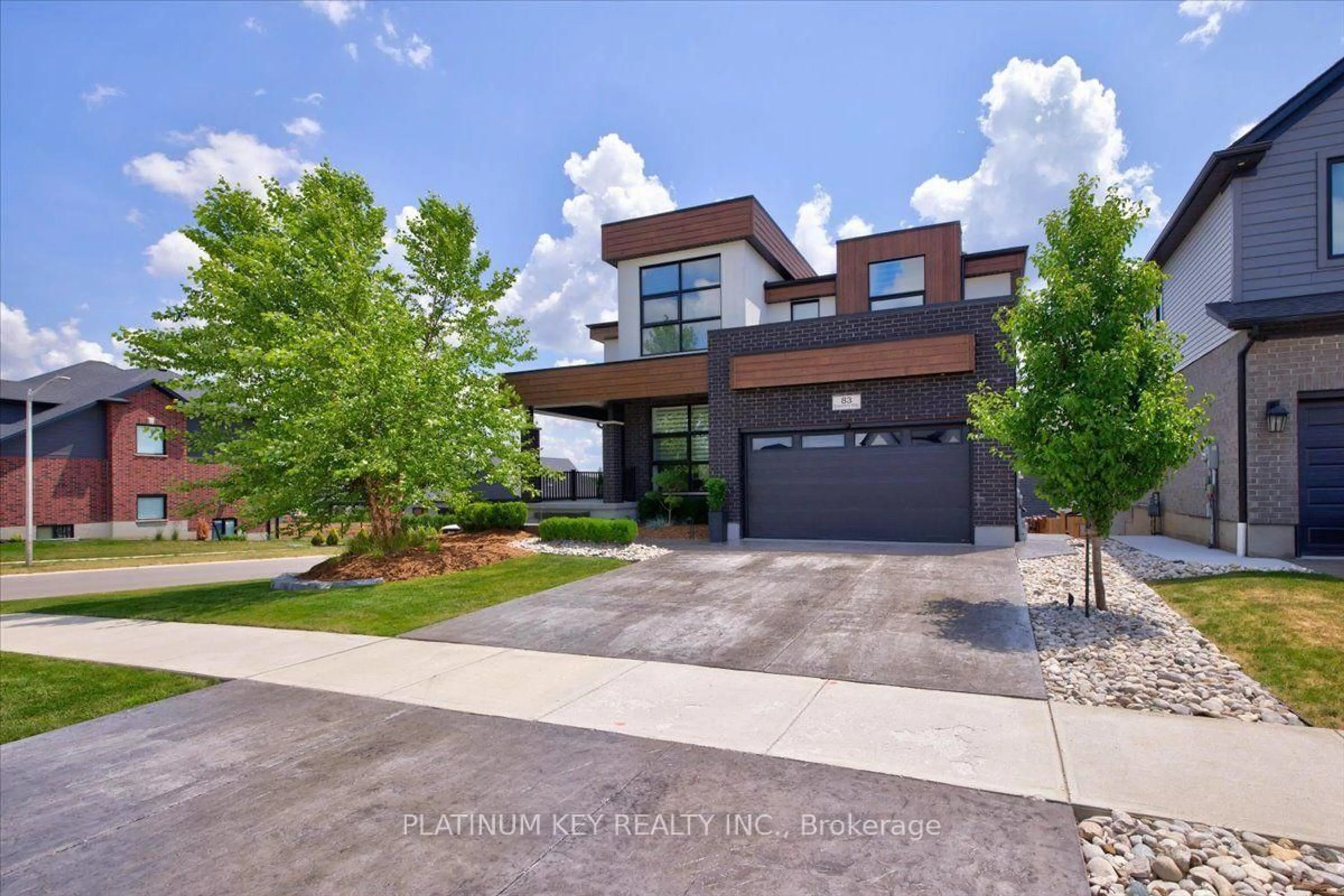 Home with brick exterior material, street for 83 Daventry Way, Middlesex Centre Ontario N0L 1R0
