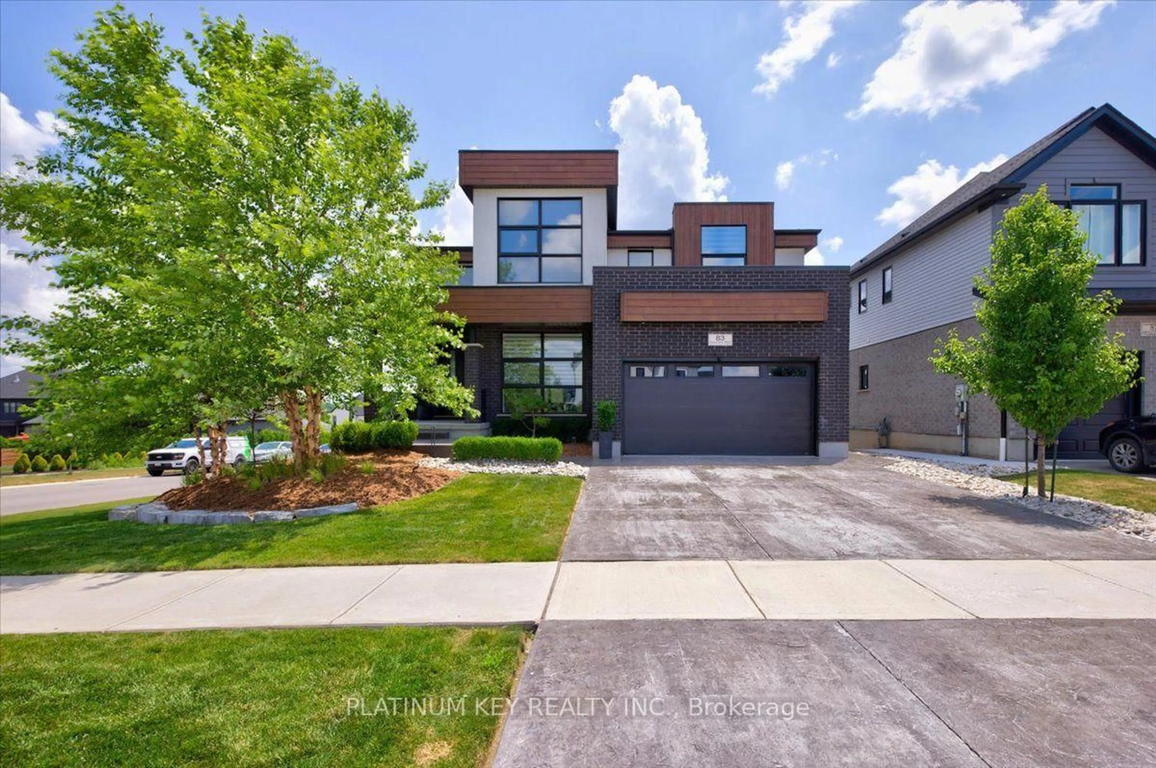 Home with brick exterior material, street for 83 Daventry Way, Middlesex Centre Ontario N0L 1R0