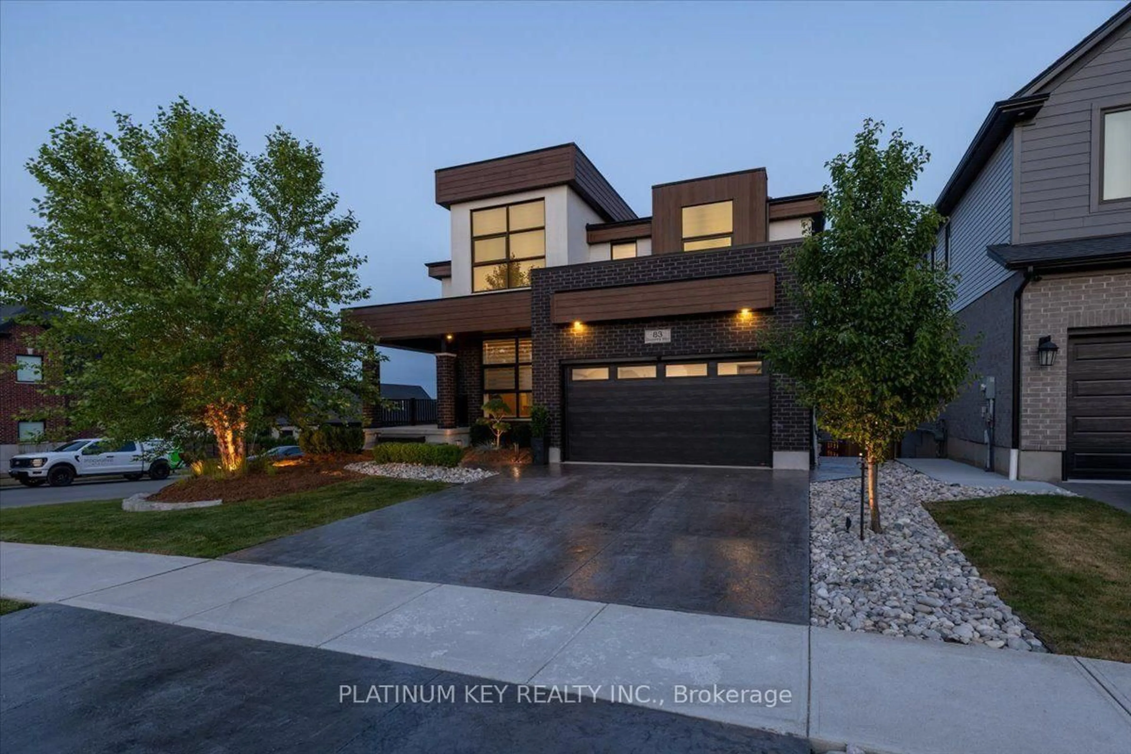 Home with brick exterior material, street for 83 Daventry Way, Middlesex Centre Ontario N0L 1R0