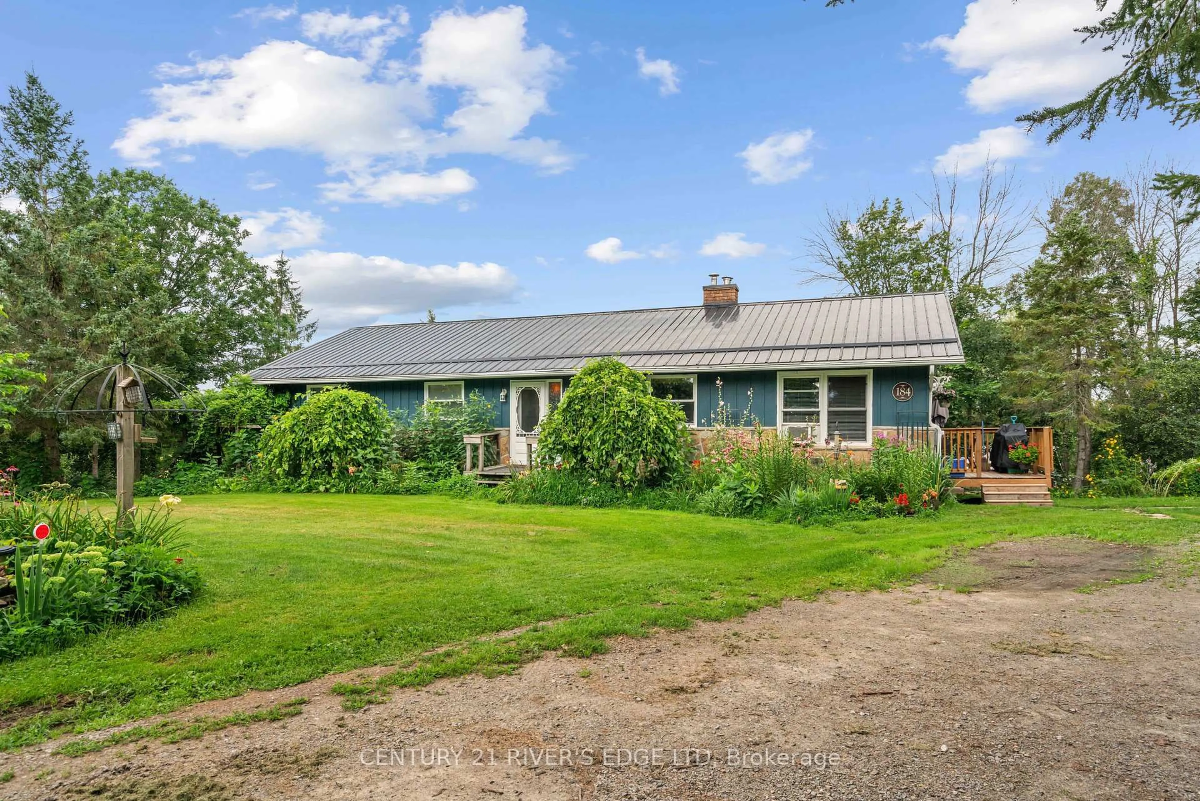A pic from outside/outdoor area/front of a property/back of a property/a pic from drone, unknown for 184 8th Line Rd, Athens Ontario K0E 1B0