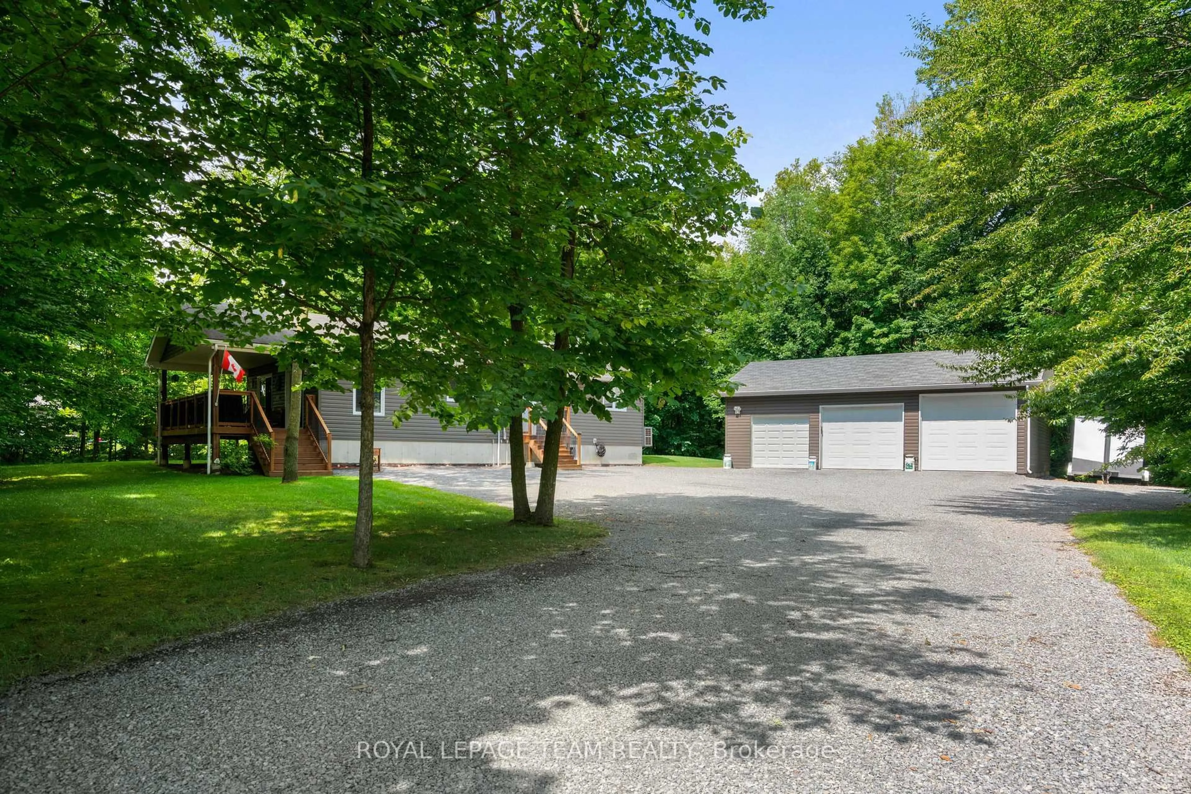 A pic from outside/outdoor area/front of a property/back of a property/a pic from drone, street for 15065 Concession 3-4 Rd, North Stormont Ontario K0C 1K0