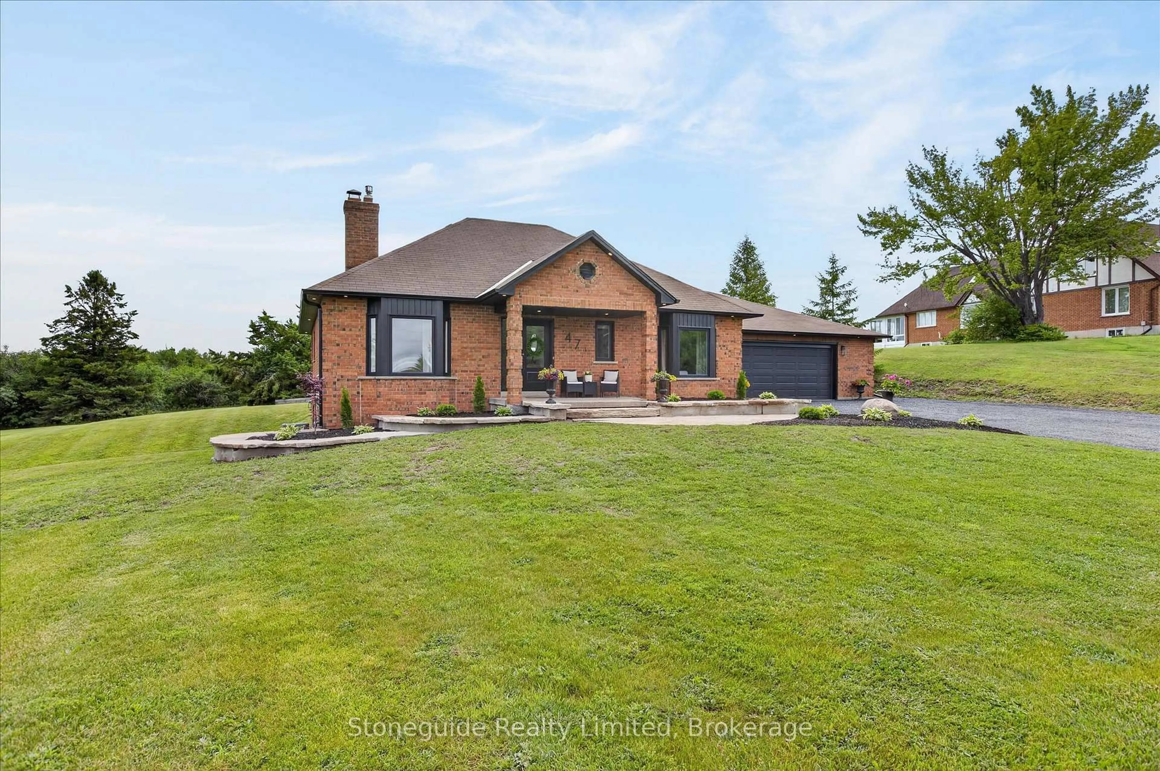 Home with brick exterior material, water/lake/river/ocean view for 47 Grandview Dr, Kawartha Lakes Ontario K0L 2W0