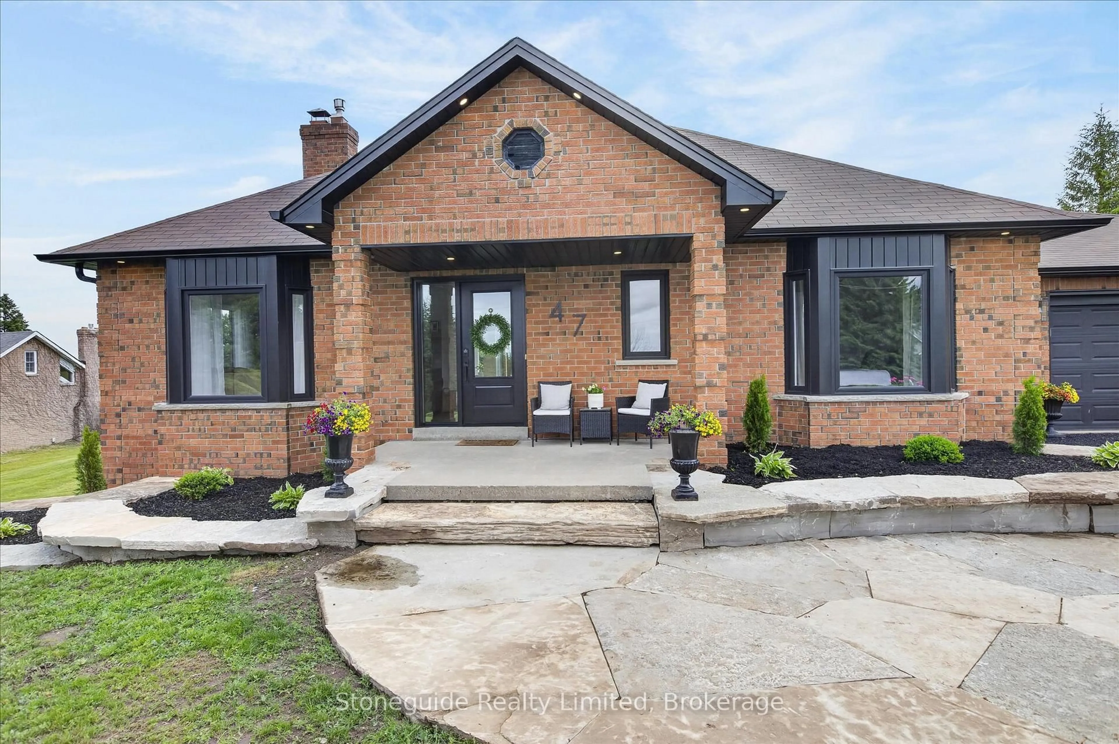 Home with brick exterior material, street for 47 Grandview Dr, Kawartha Lakes Ontario K0L 2W0